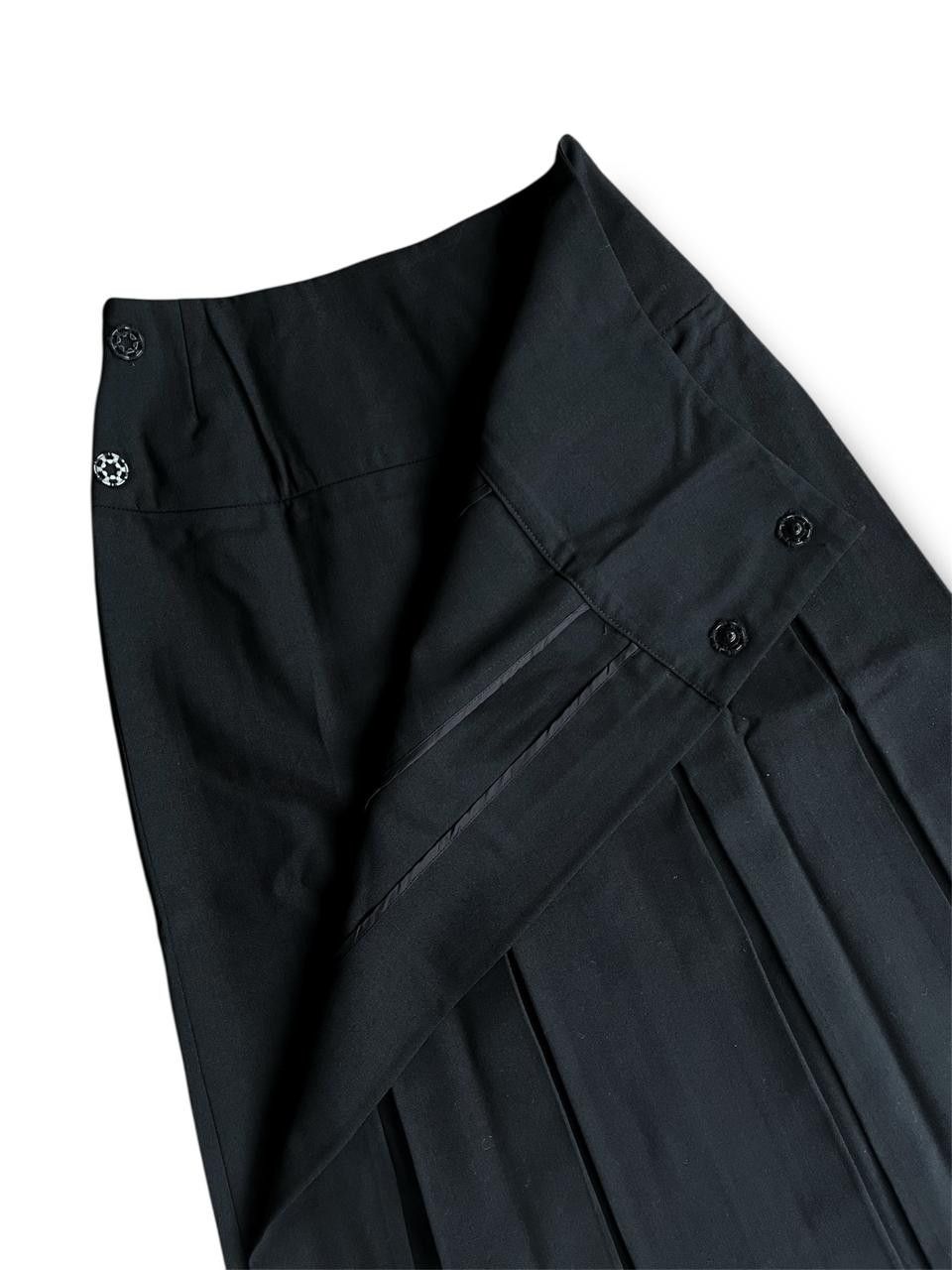 Yohji Yamamoto × Yuji Yamada Japanese Brand Yuji Yamada Pleated Skirt Size 26" / US 2 / IT 38 - 3 Thumbnail