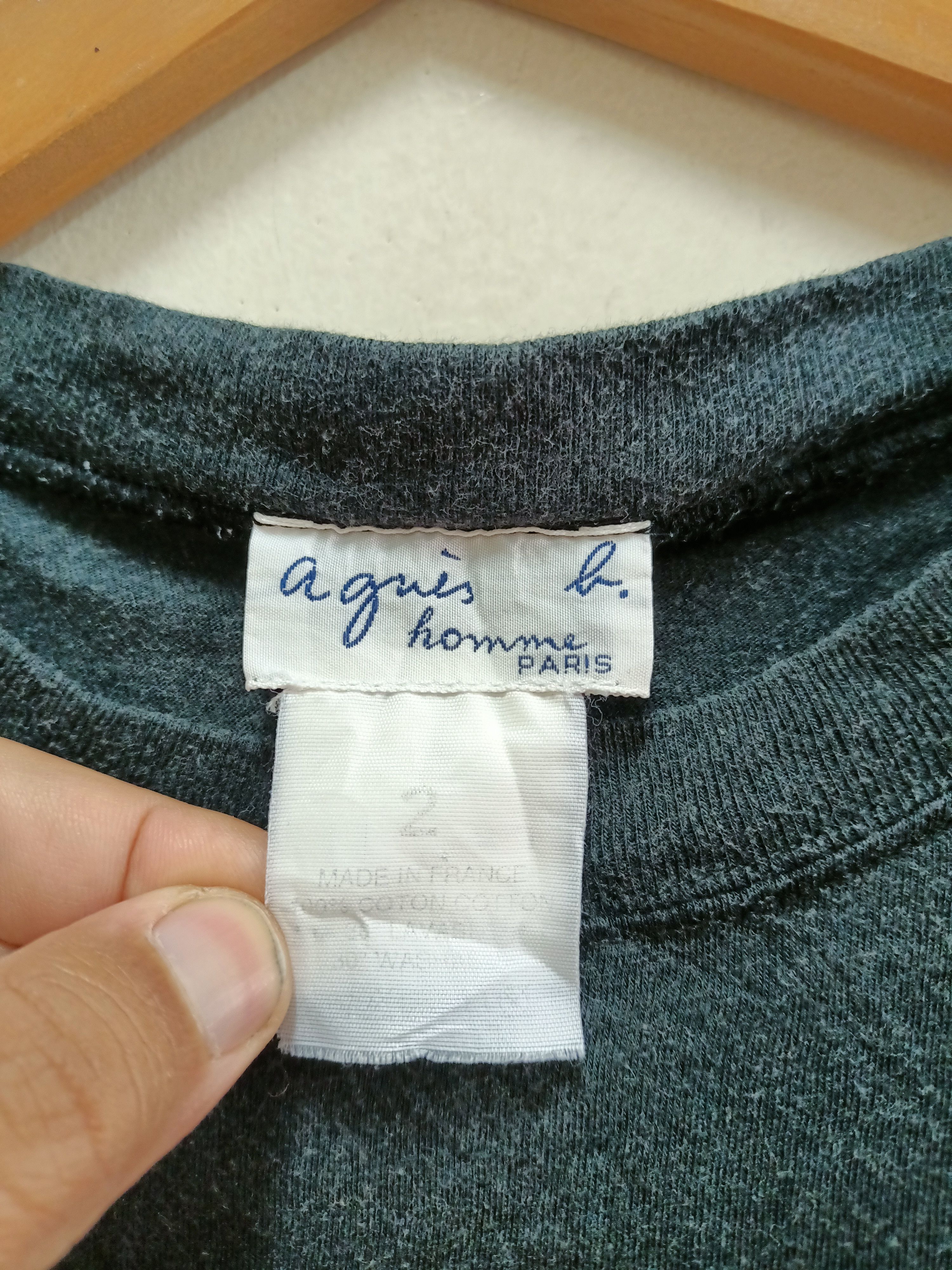 agnes b. Vintage Rare Agnes B t-shirt Made in France Size US M / EU 48-50 / 2 - 3 Thumbnail