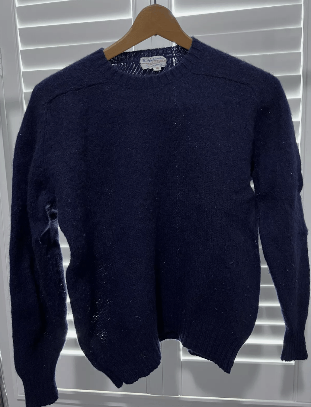 Vintage Vintage 50s The Highlander Women’s Sweater Size 40 Navy Size S / US 4 / IT 40 - 1 Thumbnail