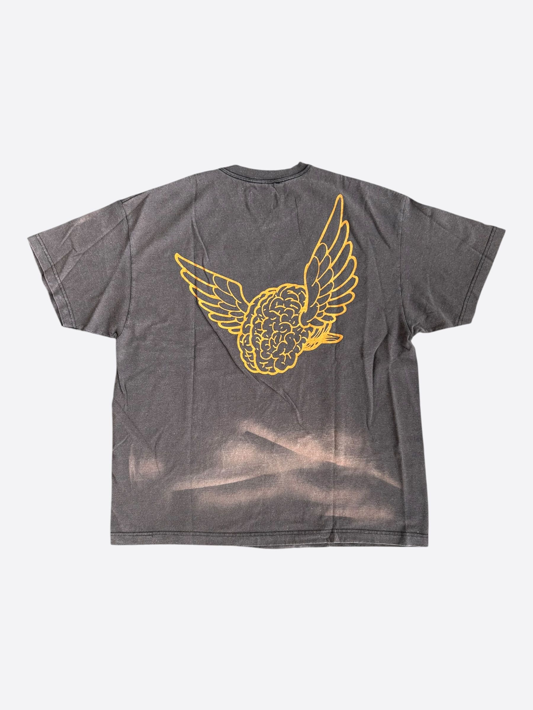 Gallery Dept. Gallery Dept Black Big Flying Brain T-Shirt Size US S / EU 44-46 / 1 - 2 Thumbnail
