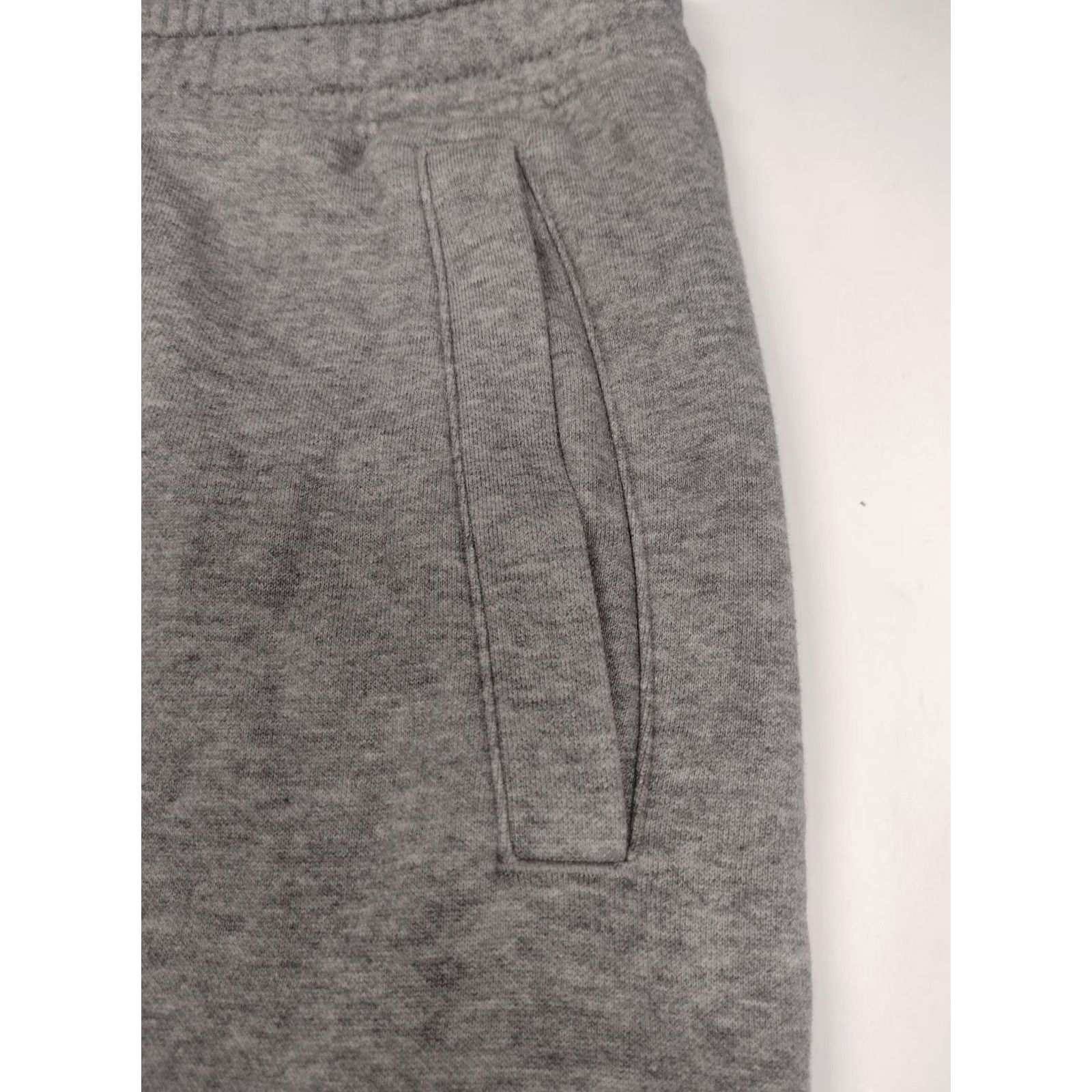 Puma PUMA Fleece Shorts Mens XL Grey Solid Drawstring Pockets 90s Colorful Logo Casual Sweat Size US 36 / EU 52 - 5 Thumbnail