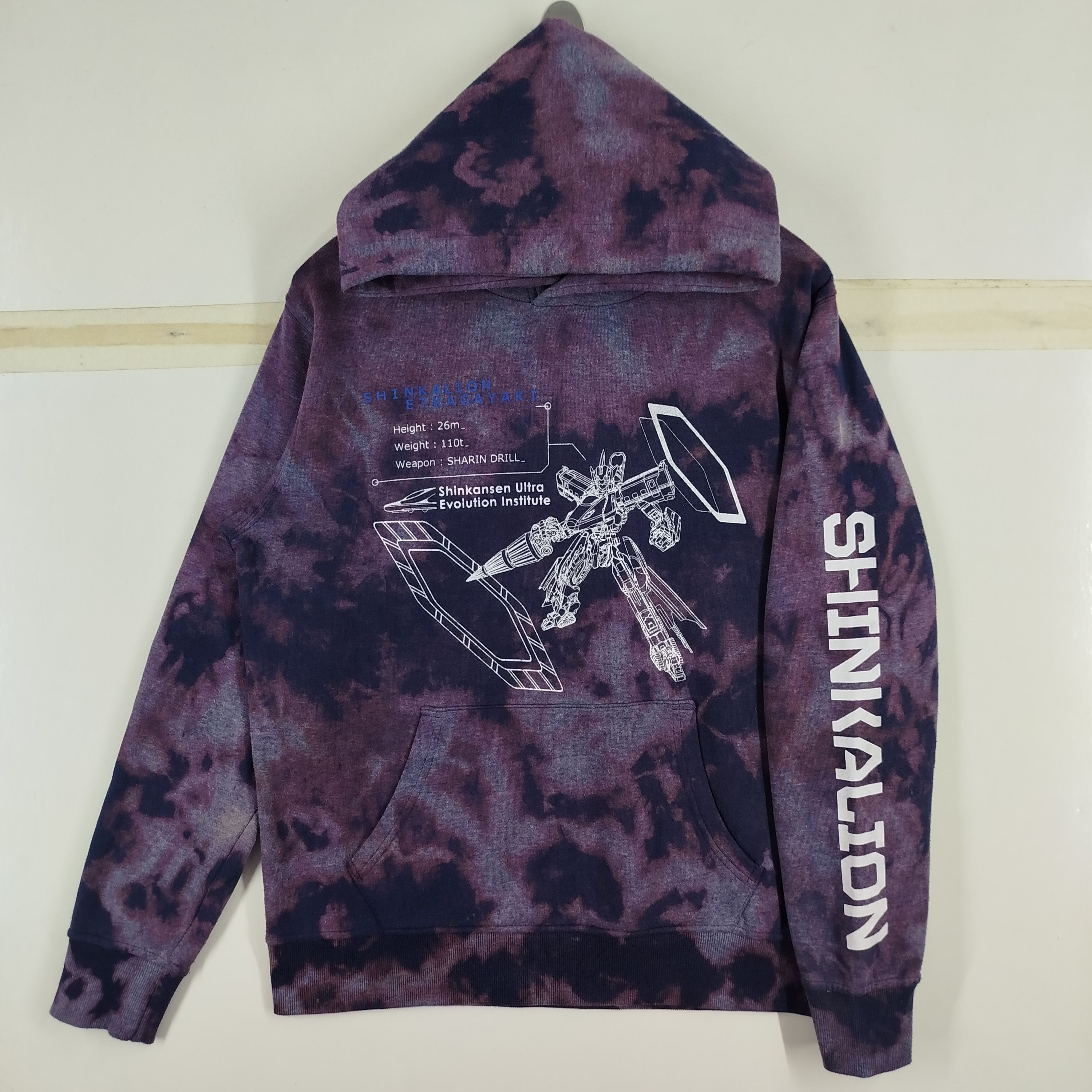 Anime × Japanese Brand Shinkalion E7 Kagayaki Shinkasen Ultra Big Logo Tye Dye Size US M / EU 48-50 / 2 - 1 Thumbnail