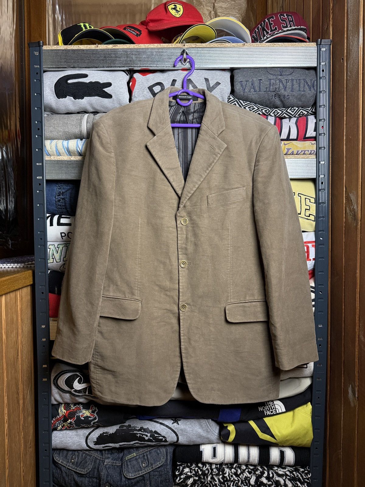 Balmain Vintage Balmain Paris 00s Luxury Suit Two Piece Size 40L - 2 Thumbnail