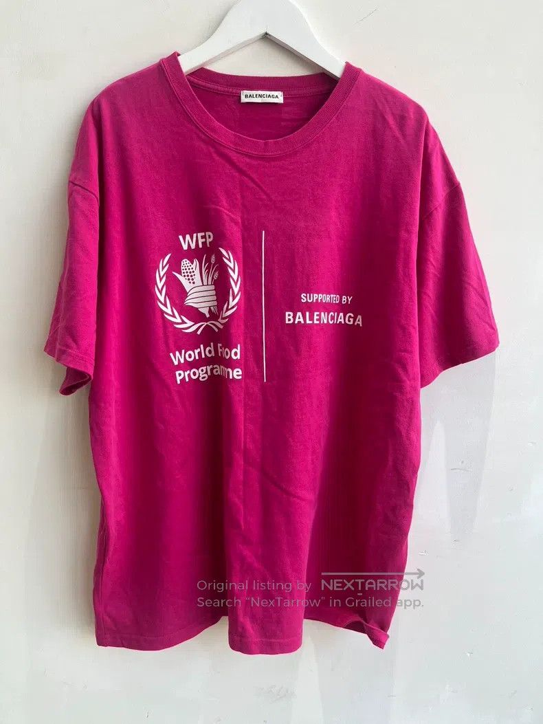 Balenciaga Balenciaga Pink Grain Short Sleeve, M size Size US M / EU 48-50 / 2 - 1 Thumbnail