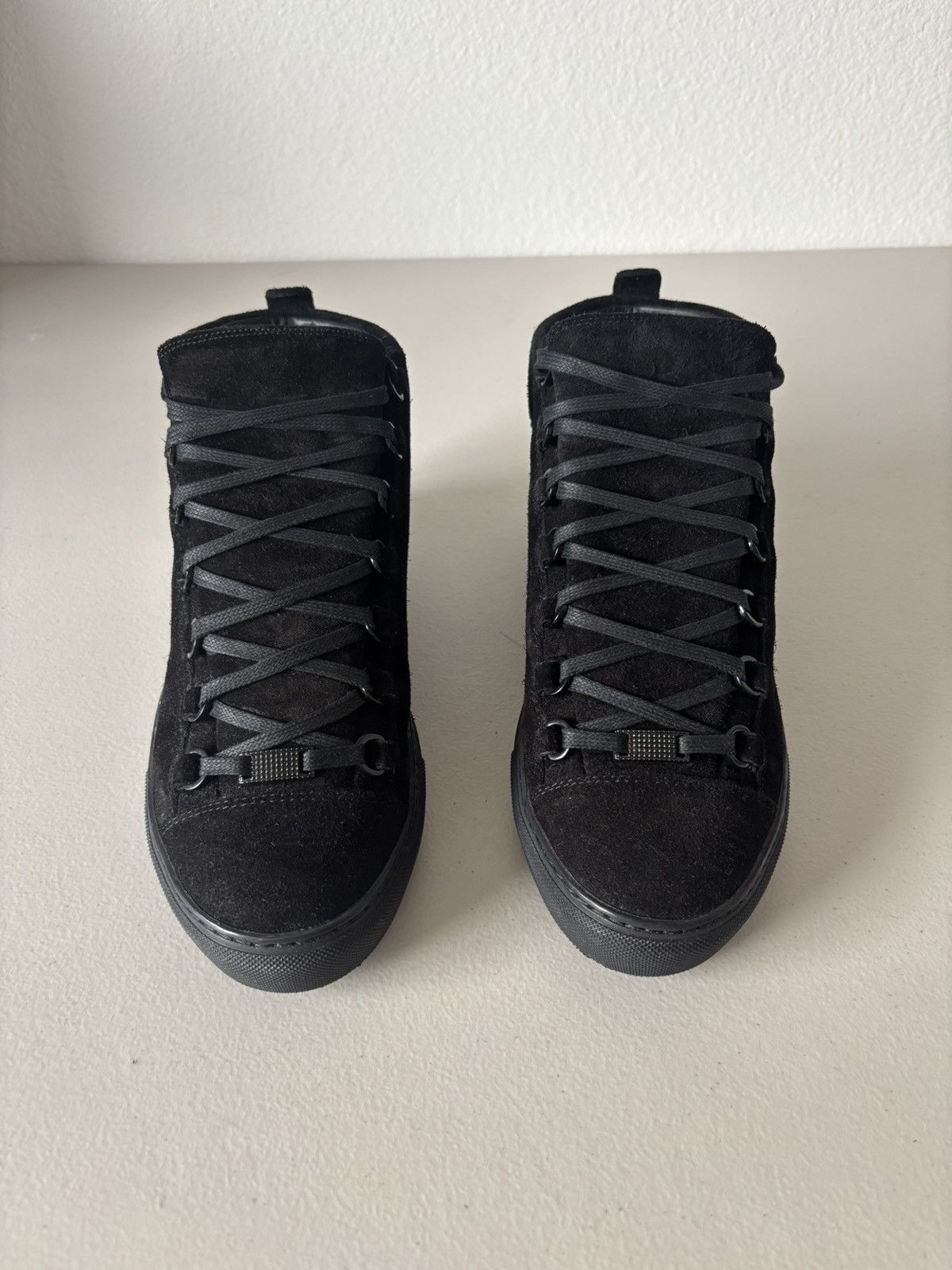 Balenciaga Balenciaga Arena High Black Suede EU 40 Size US 7 / EU 40 - 4 Thumbnail