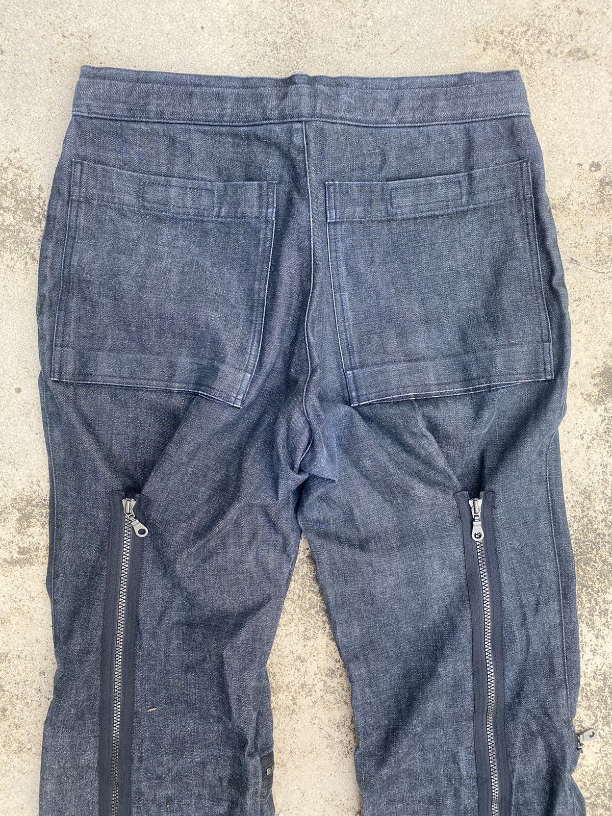 Designer × Marithe + Francois Girbaud Marithe Francois Girbaud Big Pockey Zipper Punk Jeans Size US 30 / EU 46 - 16 Thumbnail