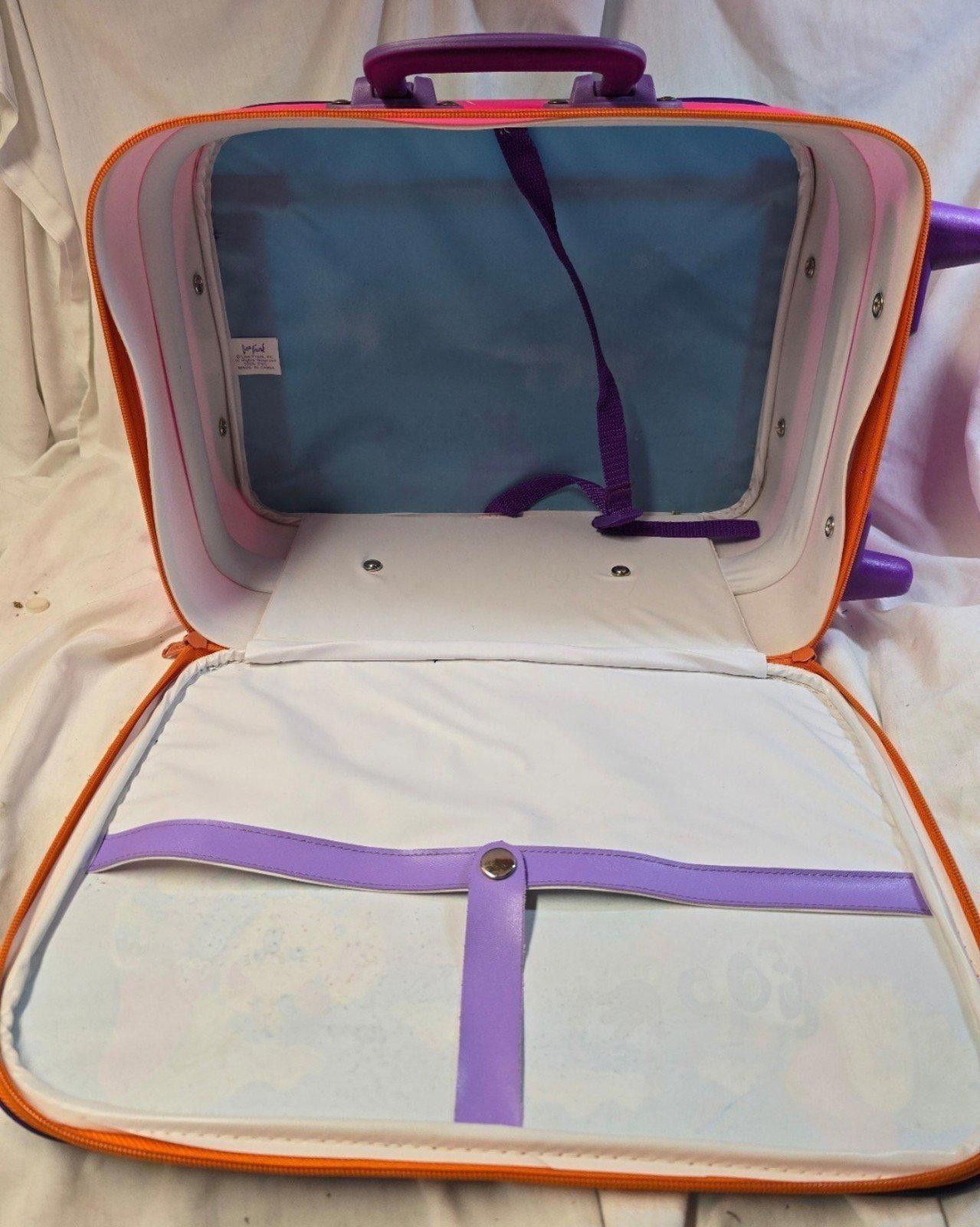 Designer Vintage 90’s Lisa Frank Rolling Luggage Tote Bag (15”x11”) Size ONE SIZE - 5 Thumbnail