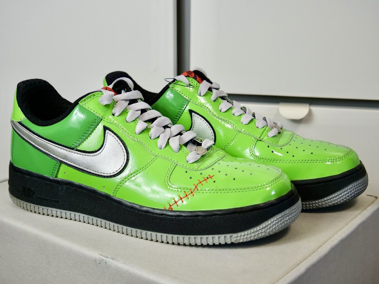 Nike Last Drop VNDS Rare 2006 Halloween Frankenstein Nike AF1 Grailed