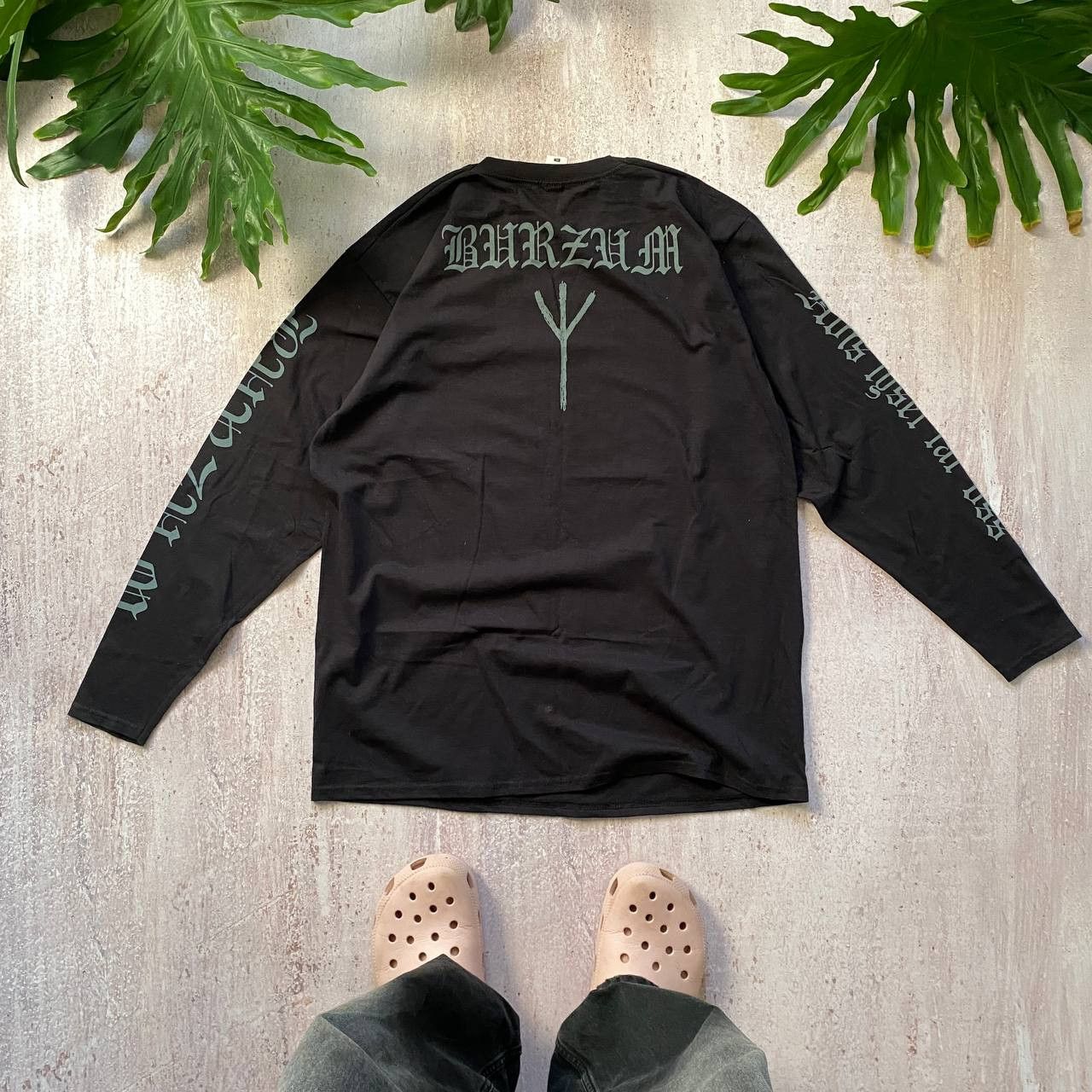 Band Tees VINTAGE RARE BURZUM DEATH METAL BAND LONG SLEEVE Size US XL / EU 56 / 4 - 5 Thumbnail