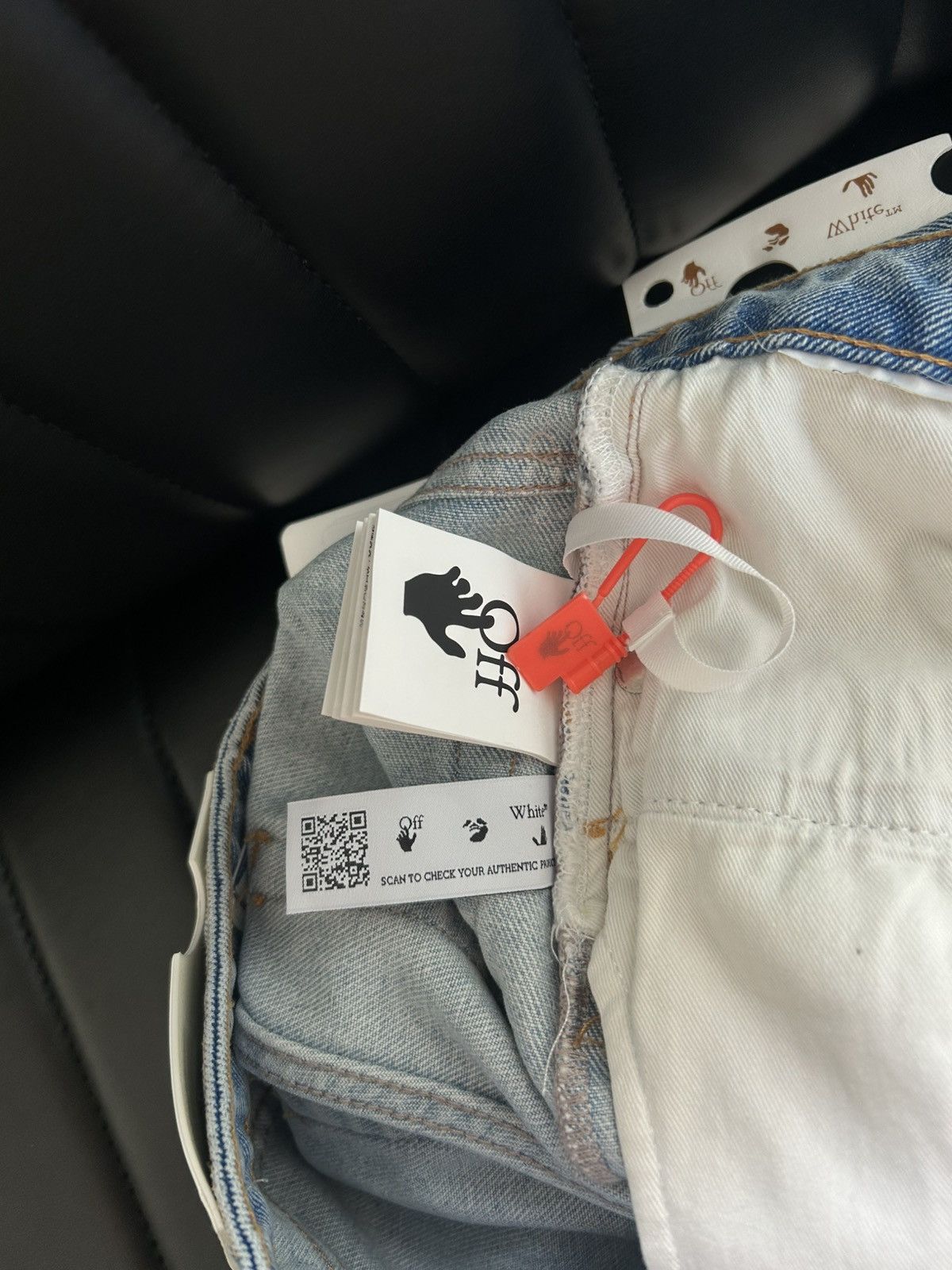 Off-White Off-White Jeans Light Wash Size 24 Size 24" / US 00 / IT 34 - 6 Thumbnail