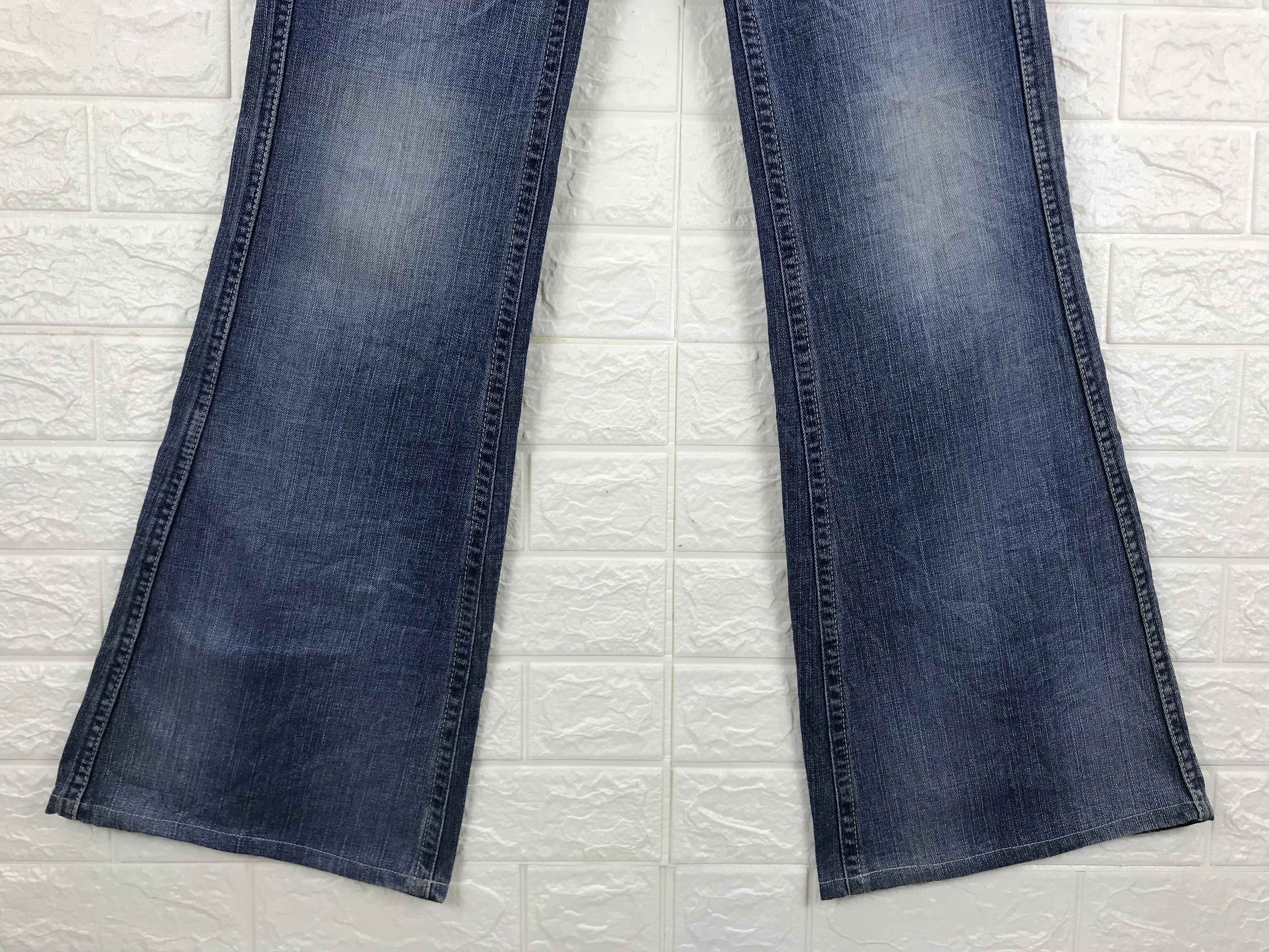 Edwin Vintage Edwin Blue Wash Flare Jeans Bell Bottom Denim Size 30" / US 8 / IT 44 - 4 Thumbnail