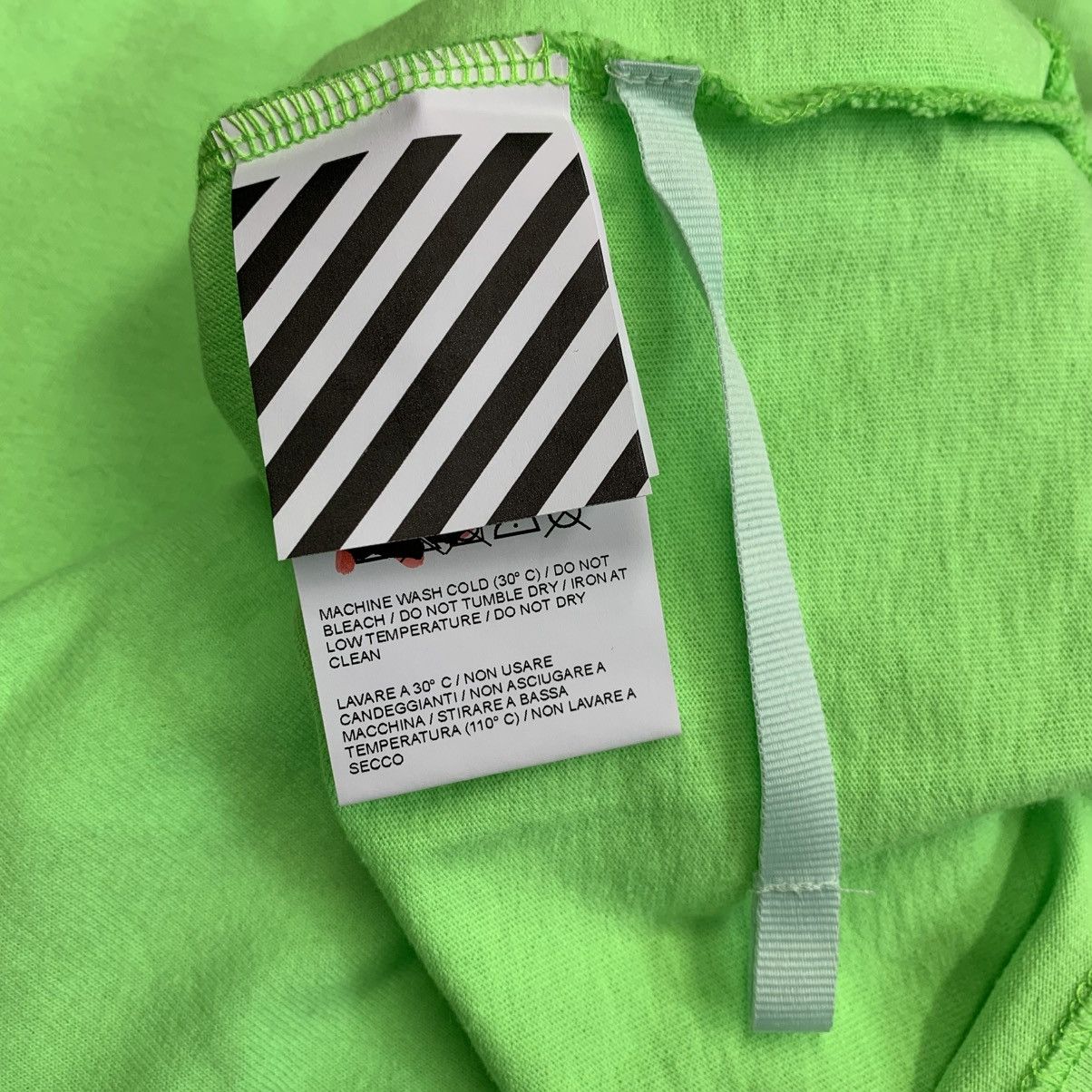 Off-White Off White XS Tee Empty Gallery Staff Green T-Shirt Virgil Size US XS / EU 42 / 0 - 8 Thumbnail