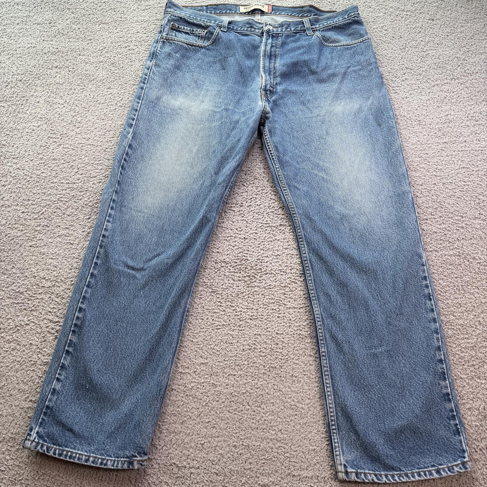 Levi's Vintage Levi’s 505 Baggy Denim Jeans Y2K Regular Fit 42x30 Size US 42 / EU 58 - 1 Thumbnail