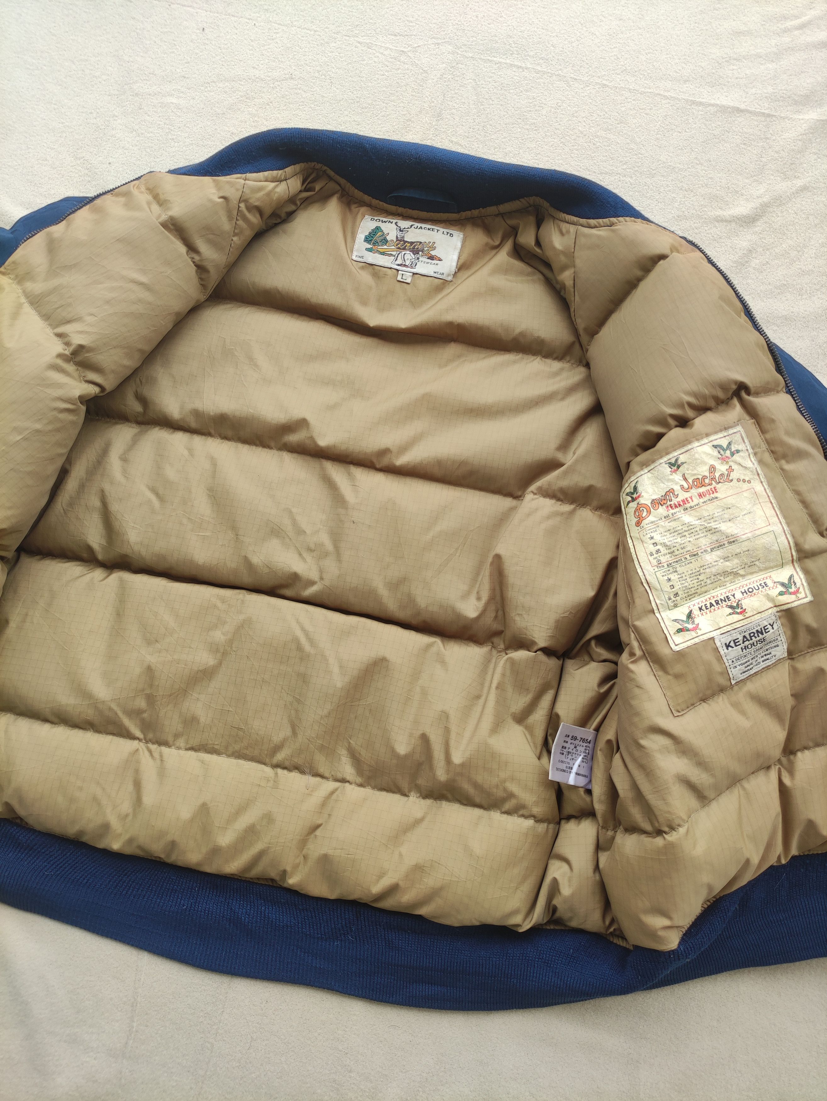 Other KEARNEY HOUSE BOMBER GOOSE DOWN JACKET Size US L / EU 52-54 / 3 - 7 Thumbnail