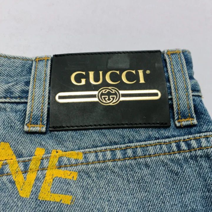 Gucci Gucci 100 Special Series Denim Shorts for Women-2507 Size 26" / US 2 / IT 38 - 4 Thumbnail