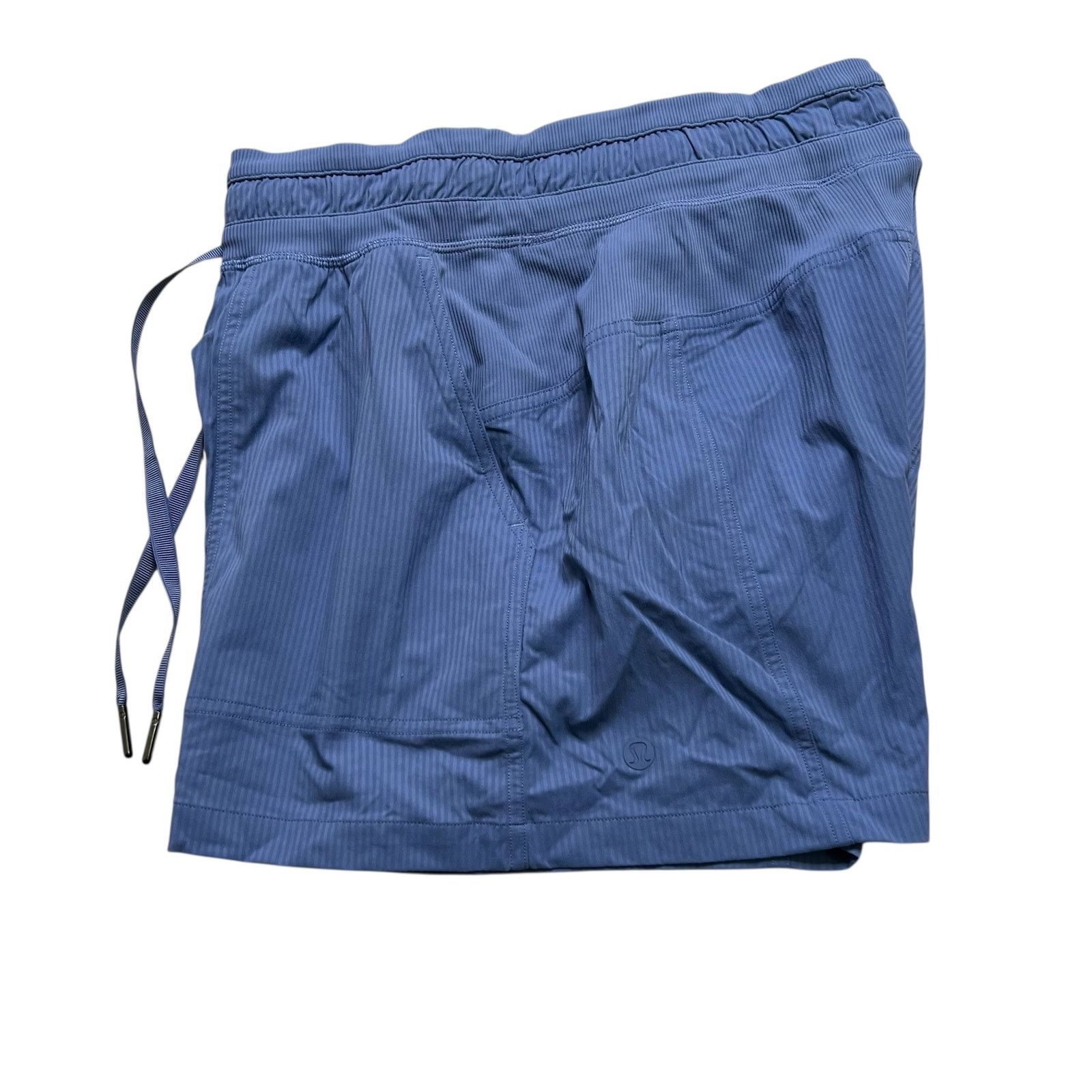 Lululemon Lululemon Women’s Blue Drawstring Athletic Gym Shorts - 4 Size 27" / US 4 / IT 40 - 8 Thumbnail