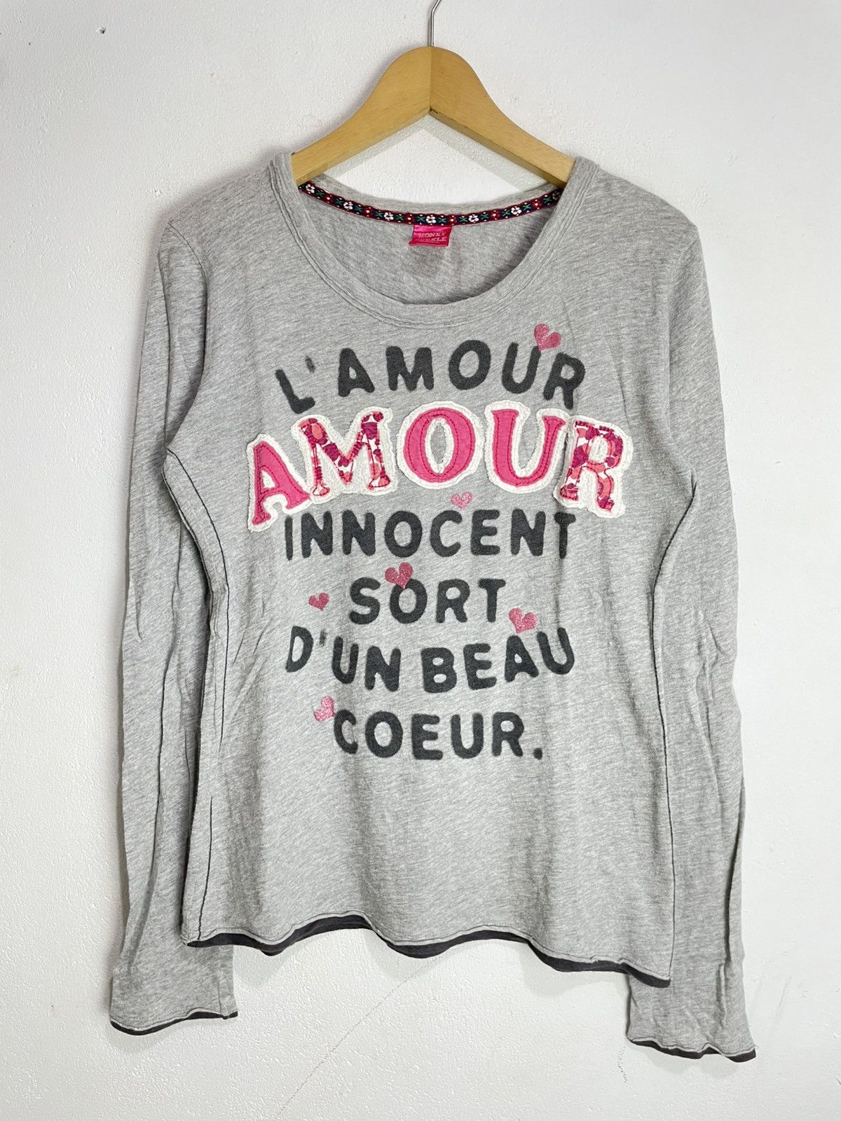 Hysteric Glamour Japanese Amour Poem Y2k Longsleeve Size L / US 10 / IT 46 - 1 Thumbnail