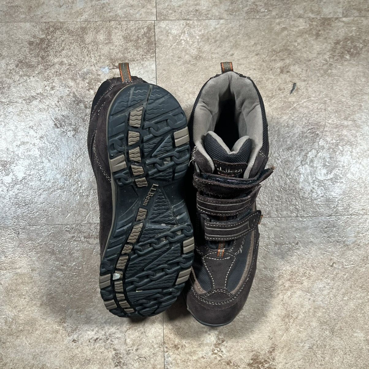 L.L. Bean × Vintage Vtg Men's L.L. Bean Brown Suede Outdoor Hiking Boots Size US 11.5 / EU 44-45 - 4 Thumbnail