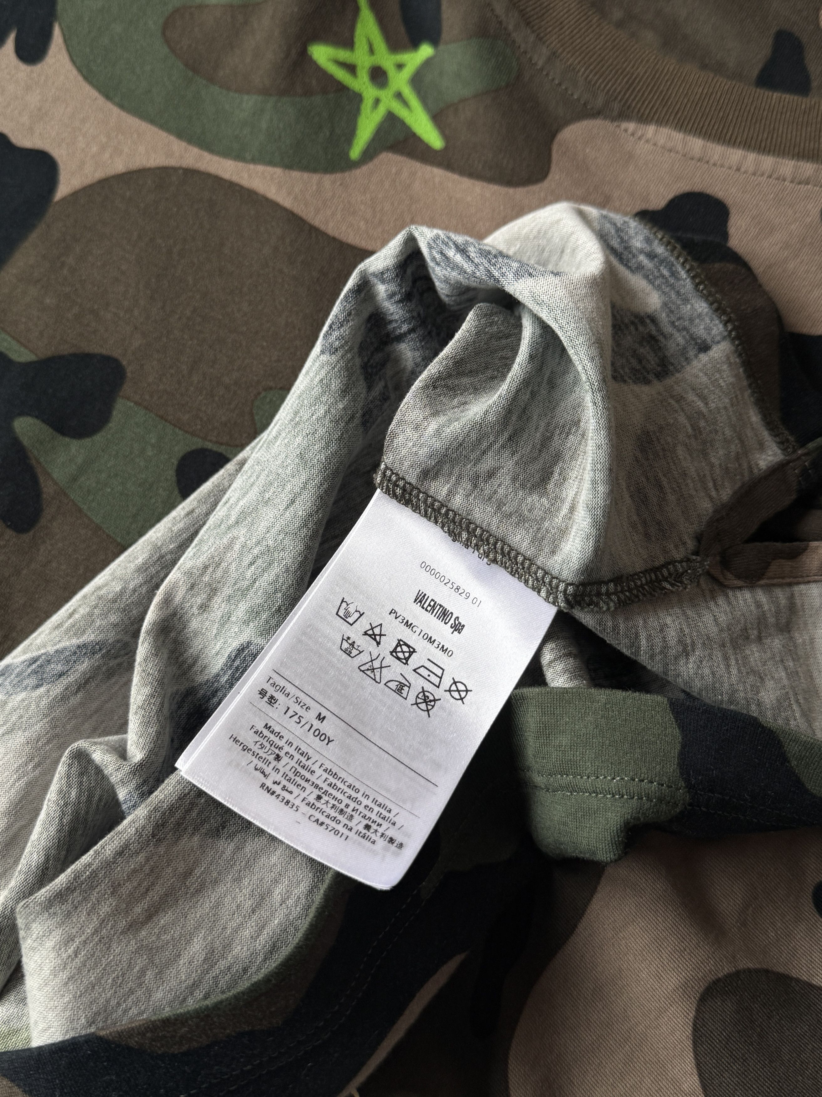 Valentino Valentino Camo tee Size US M / EU 48-50 / 2 - 5 Thumbnail