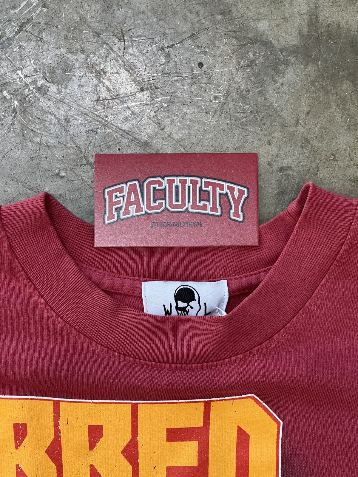 Warren Lotas Warren Lotas Measure of a Man Tee Red Sz. XL Size US XL / EU 56 / 4 - 3 Thumbnail