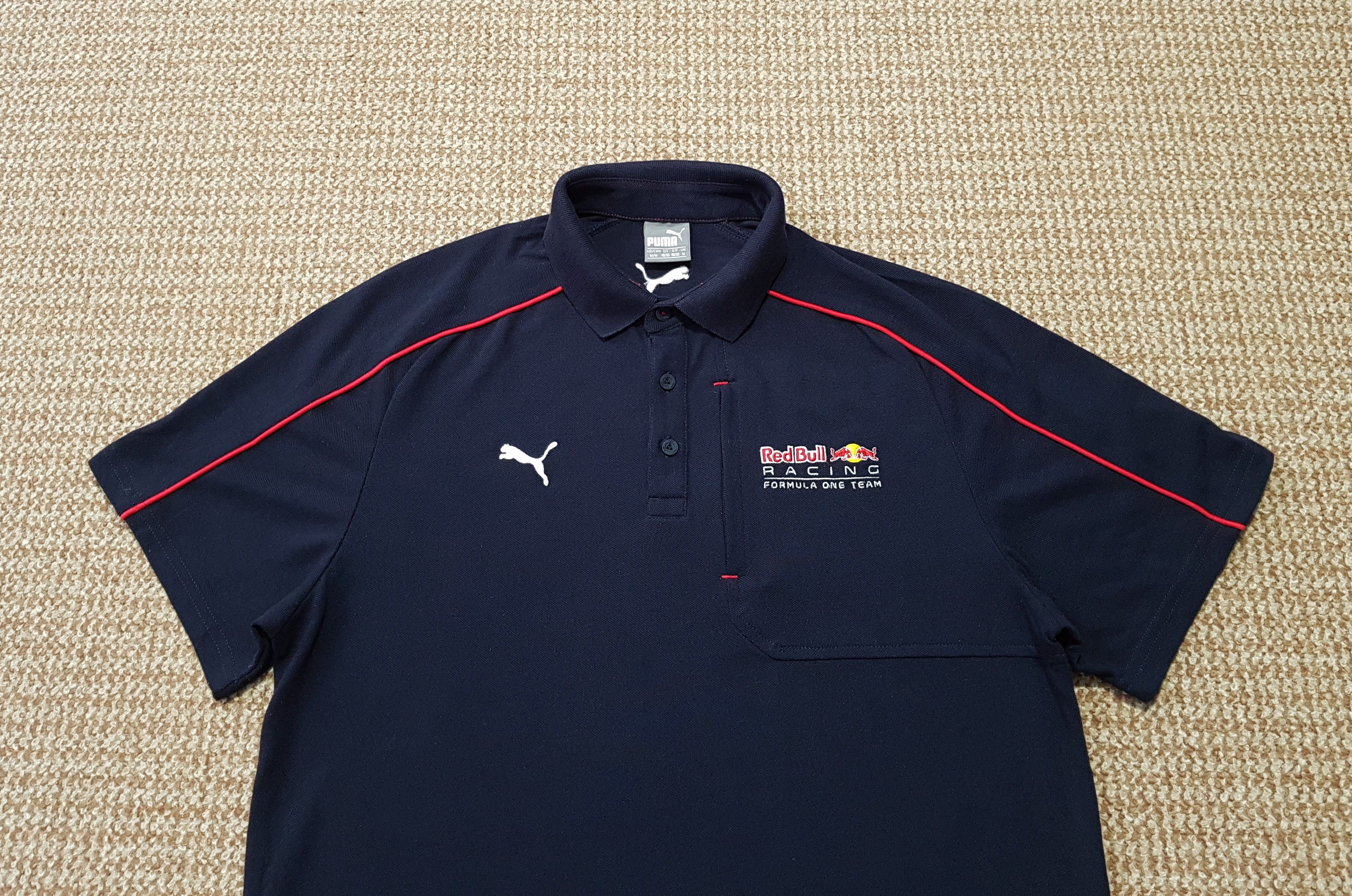 Puma Puma Red Bull Racing Formula 1 Team Navy Polo Shirt sz M Size US M / EU 48-50 / 2 - 4 Thumbnail