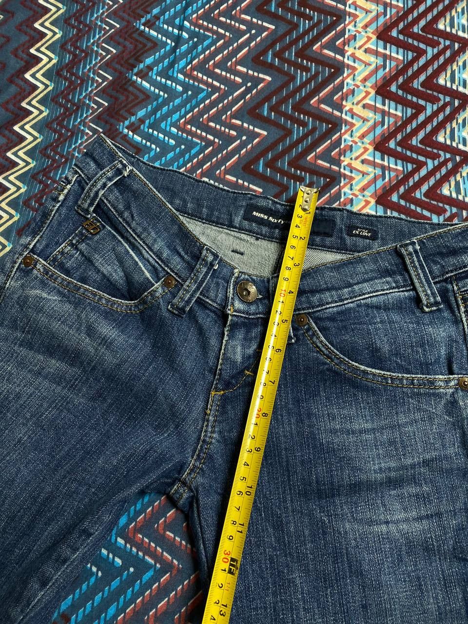 Miss Sixty × Vintage Miss Sixty lady`s flare jeans denim vintage Size 28" / US 6 / IT 42 - 7 Thumbnail