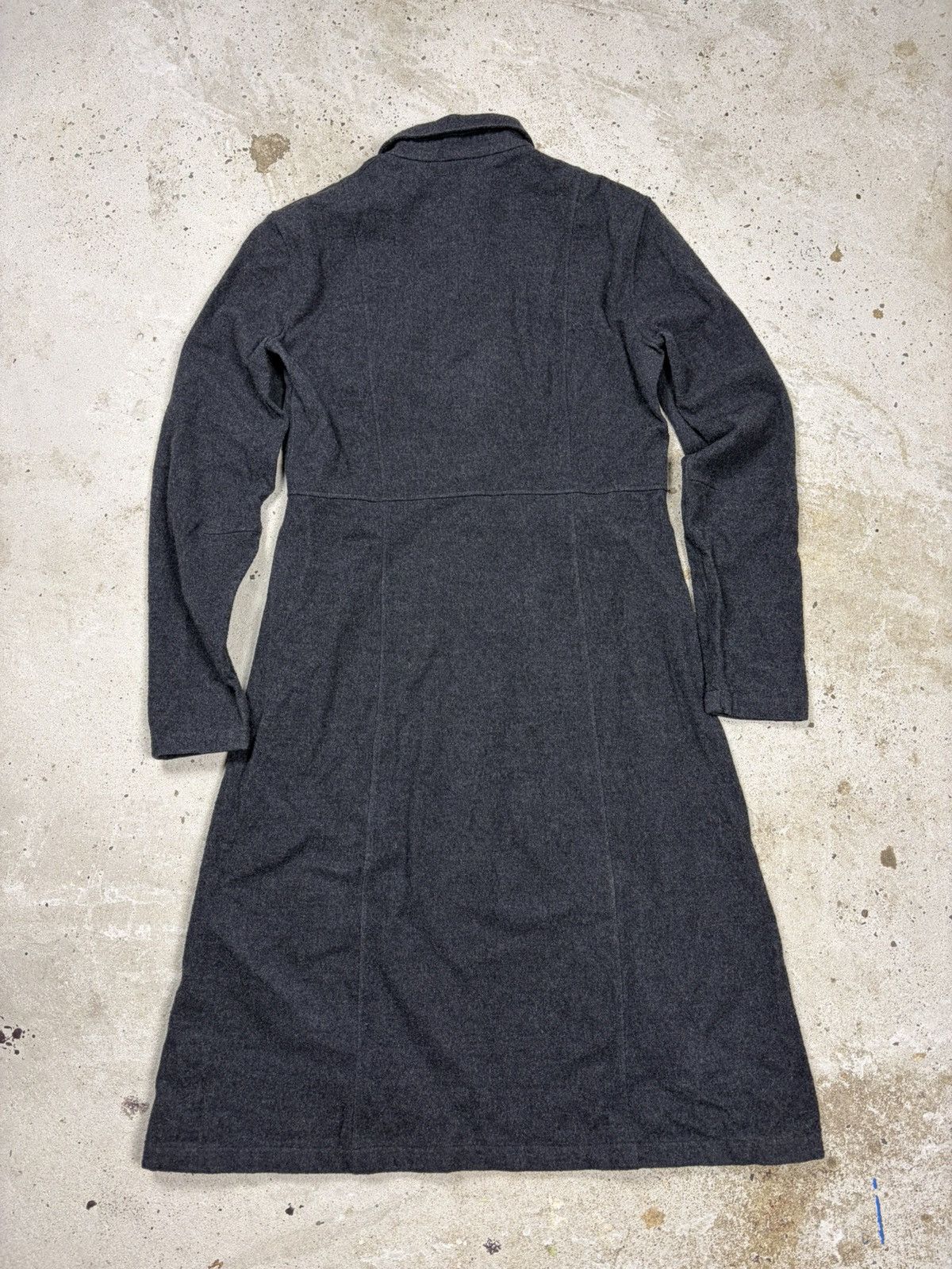 Jil Sander Jil Sander Virgin Wool Blend Black/Gray Long Sleeve Dress Size XS / US 0-2 / IT 36-38 - 2 Thumbnail