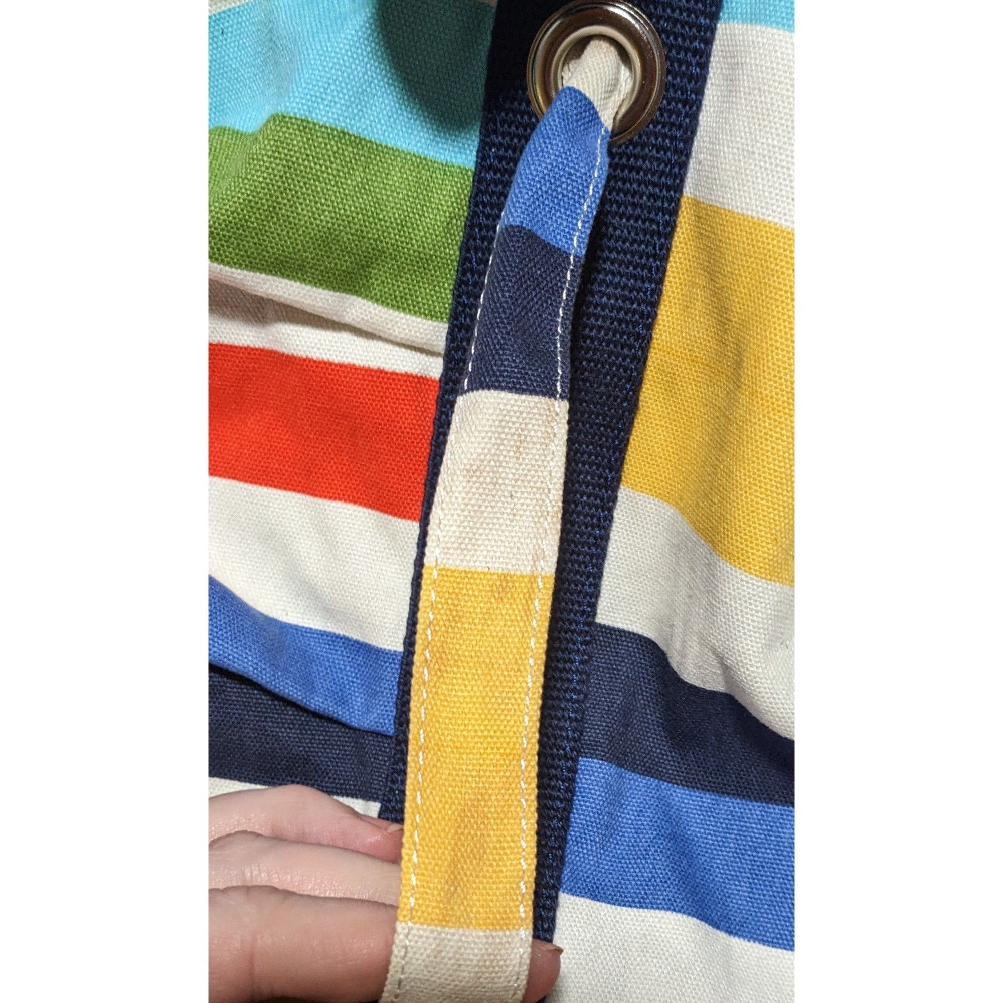 Other Retro Roxy Striped Canvas Beachy Tote Bag Size ONE SIZE - 11 Thumbnail