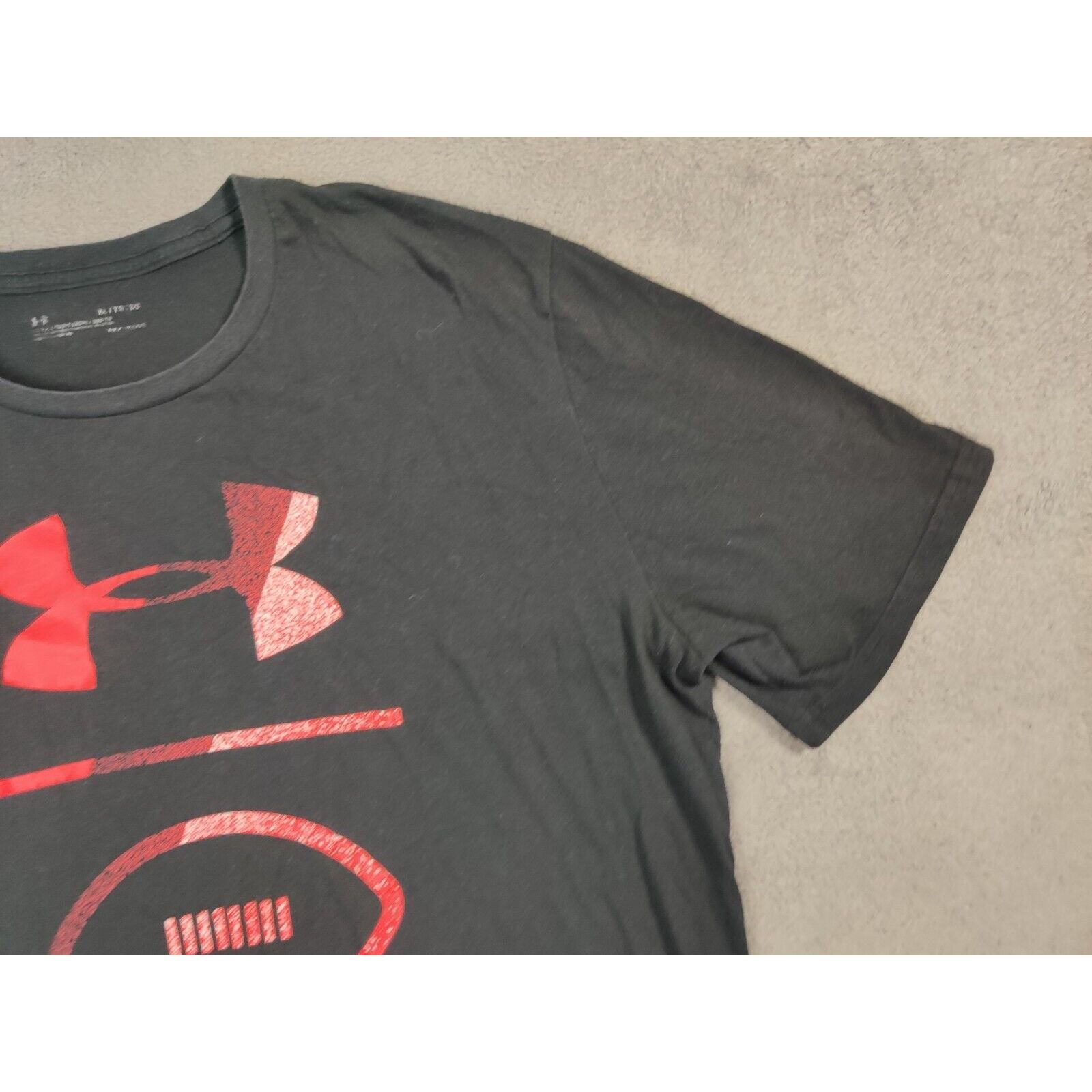 Under Armour Under Armour Shirt Adult Mens XL Black Football Sports Size US XL / EU 56 / 4 - 10 Thumbnail