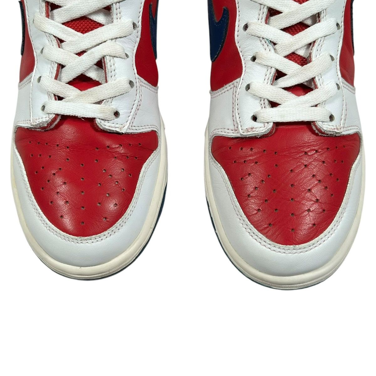Nike VTG Nike Dunk High LA Clippers White Blue Red 2003 Sneakers Size US 8.5 / EU 41-42 - 4 Thumbnail