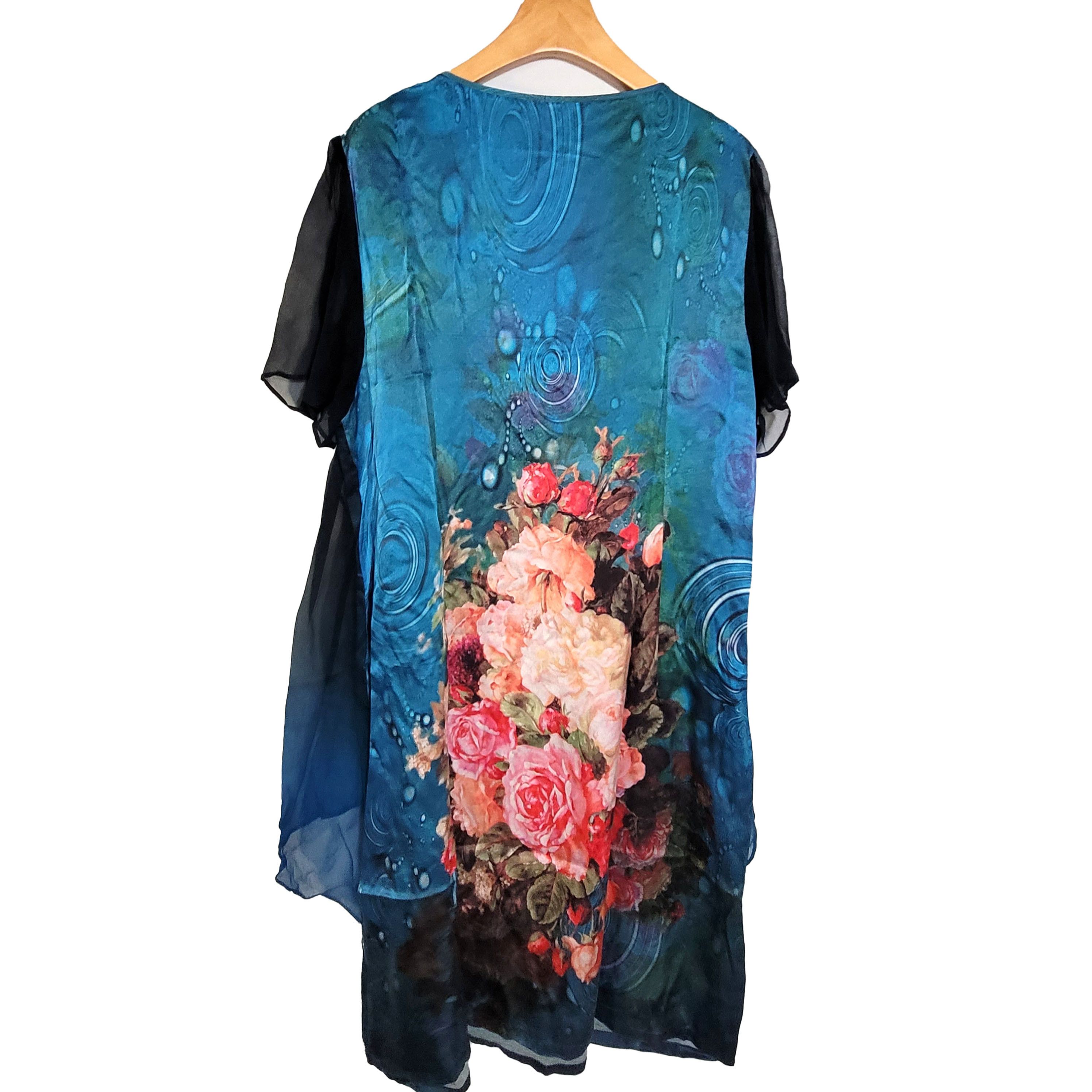 Other Women's Silk Size M Short Sleeve Satin Tank Dress SCK234 Size M / US 6-8 / IT 42-44 - 2 Thumbnail