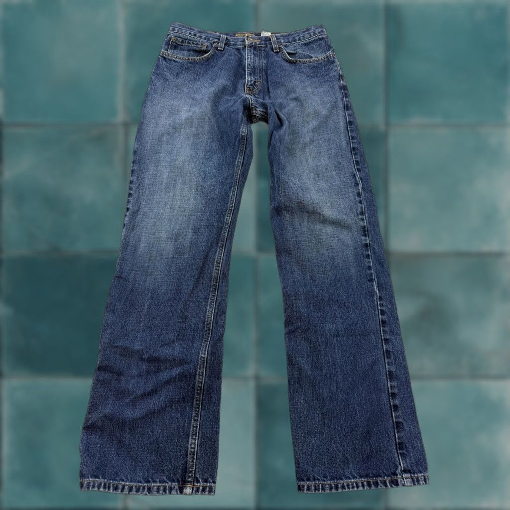 Eddie Bauer Eddie Bauer Jeans Mens Original Straight Leg 32x31 Blue 100% Cotton Denim Size US 32 / EU 48 - 1 Thumbnail
