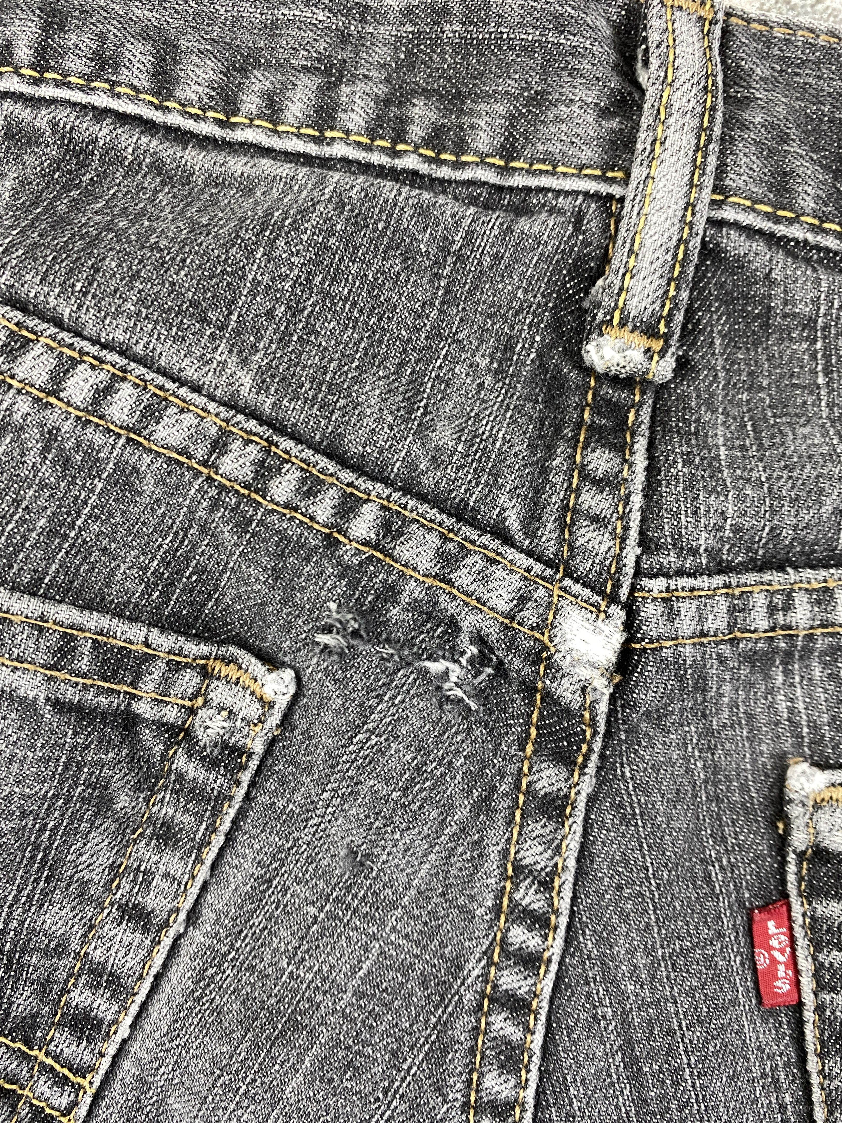 Levi's Black Vintage Levi's 514 Slim Straight Denim 32x34 -JN406 Size US 32 / EU 48 - 12 Thumbnail