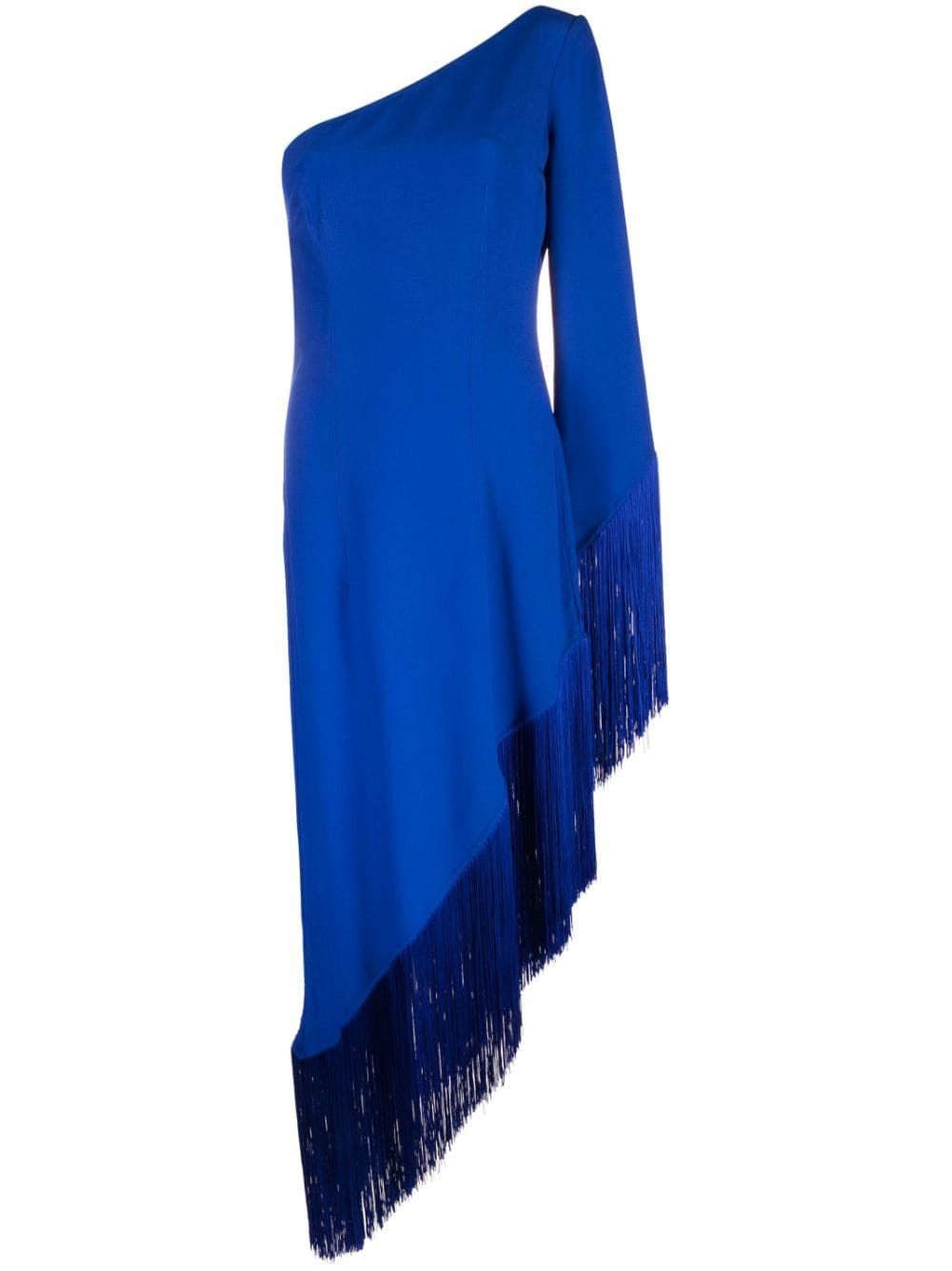 Other AVENTADOR FRINGED CRÊPE LONG DRESS Size S / US 4 / IT 40 - 1 Thumbnail