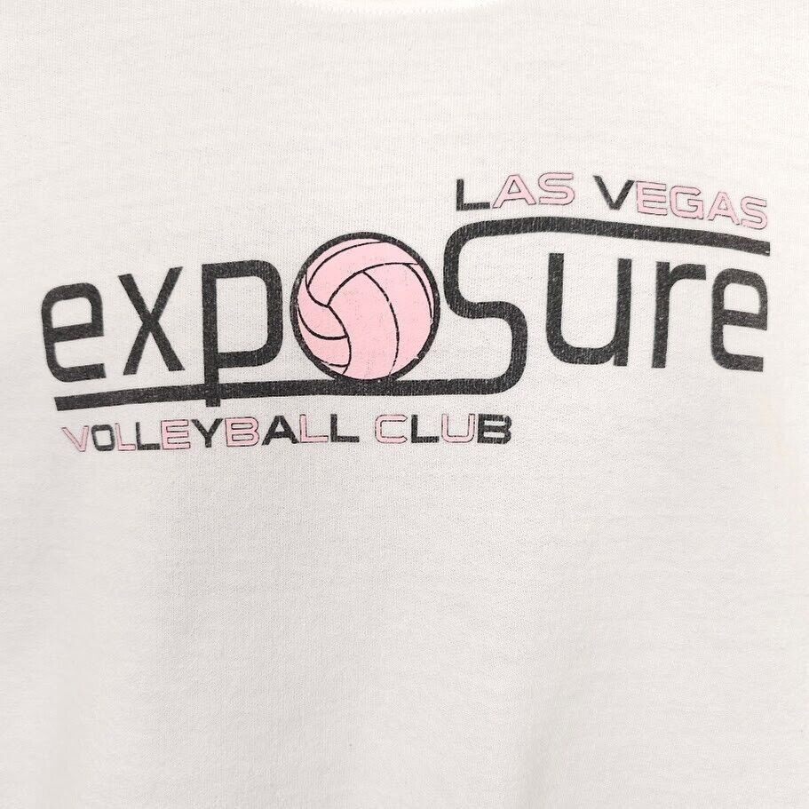 Gildan Volleyball Club Sweatshirt Mens Size Medium White Las Vegas Size US M / EU 48-50 / 2 - 2 Thumbnail