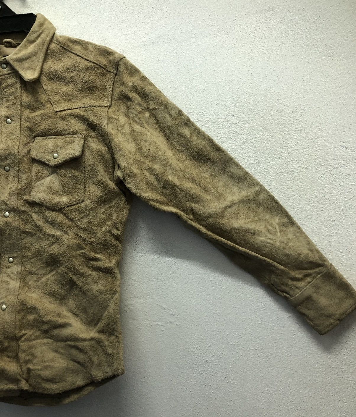Leather × Vintage Trans Continents Genuine Cowhide Western-Style Leather Shirt Size US M / EU 48-50 / 2 - 4 Thumbnail