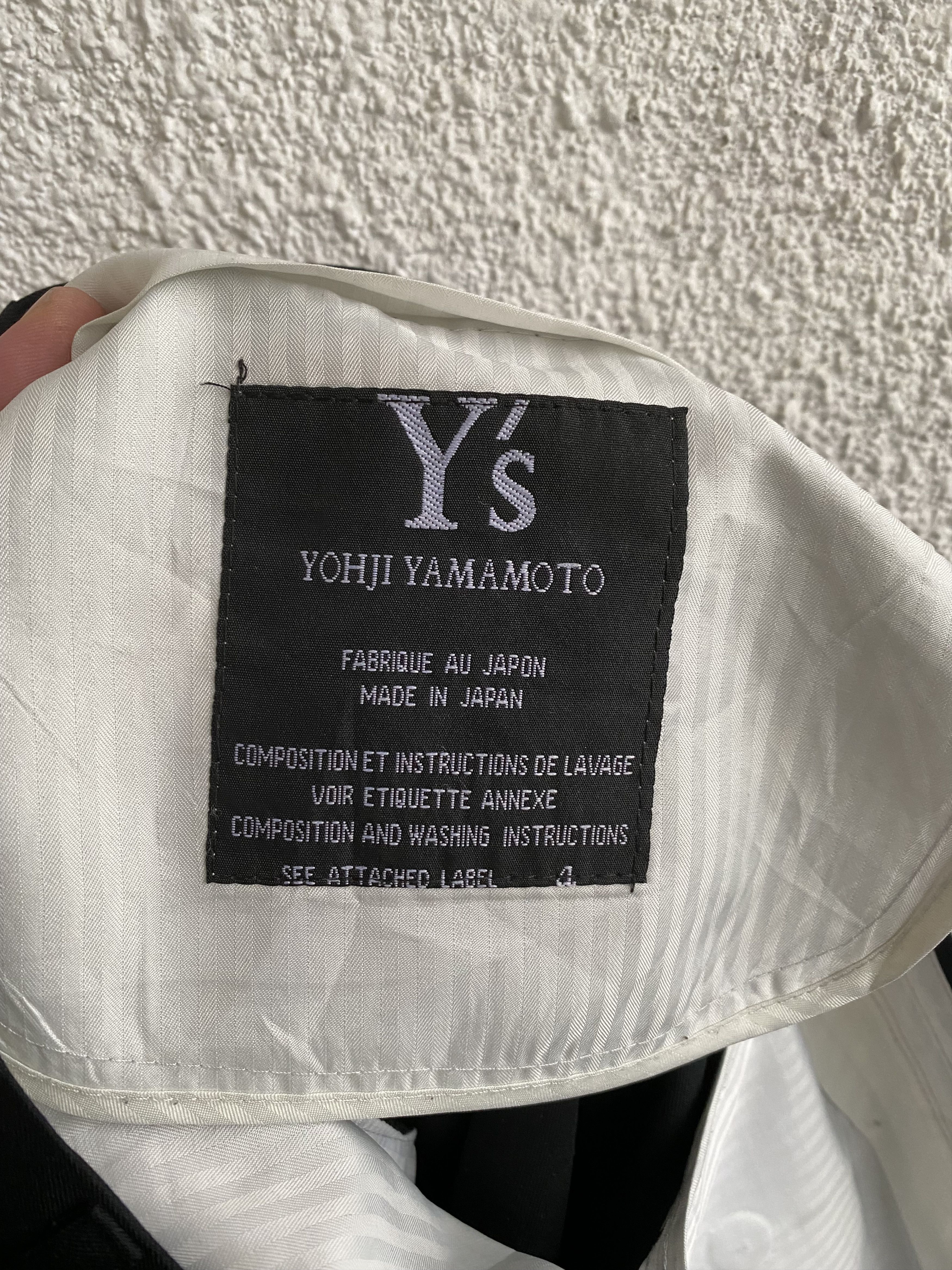 Yohji Yamamoto wide black wool pant Size US 36 / EU 52 - 4 Thumbnail
