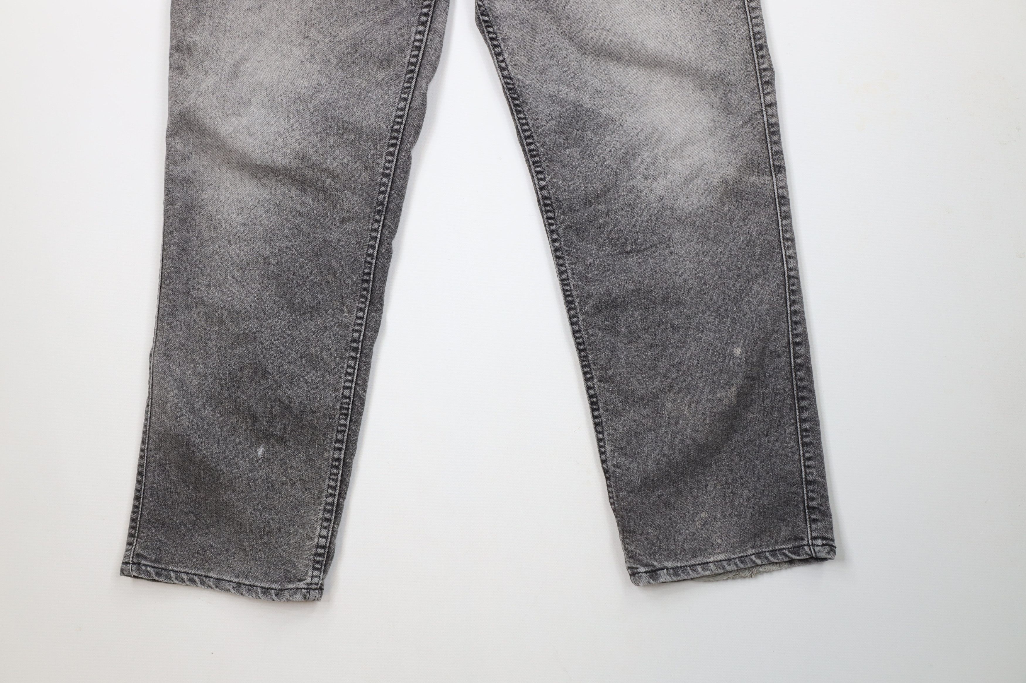 Levi's × Vintage Vintage 90s Levis 540 Relaxed Fit Flex Denim Jeans Black USA Size US 36 / EU 52 - 4 Thumbnail