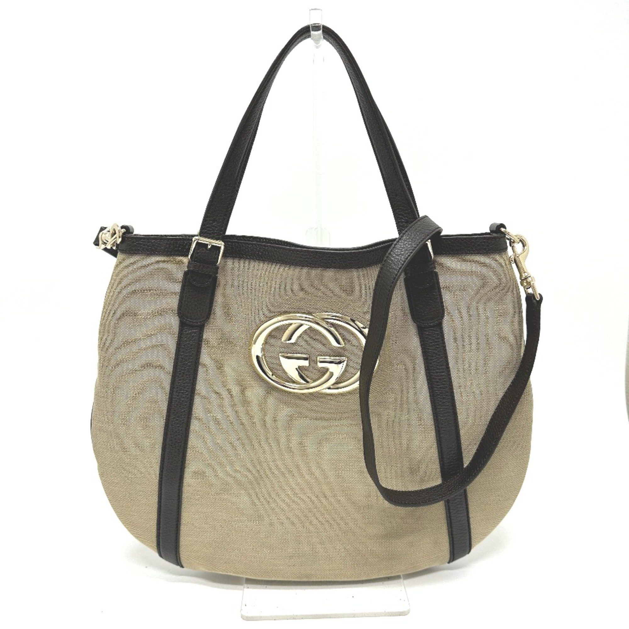 Gucci Gucci 290832 GG 2WAY Shoulder Bag Tote Bag Beige Size ONE SIZE - 1 Thumbnail