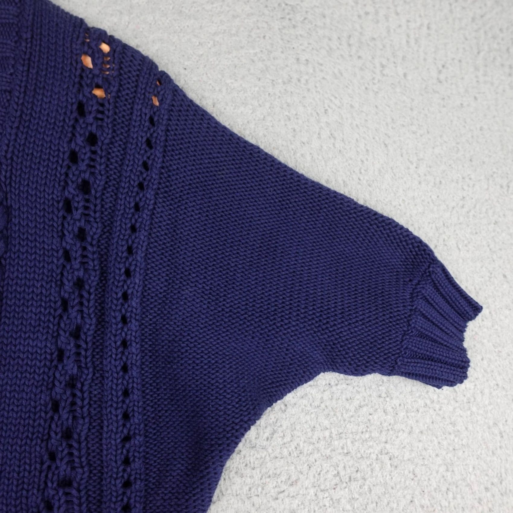 Guess VINTAGE Guess Cardigan Sweater Womens Small Blue Open Knit Short Sleeve Button Beach Size S / US 4 / IT 40 - 6 Thumbnail