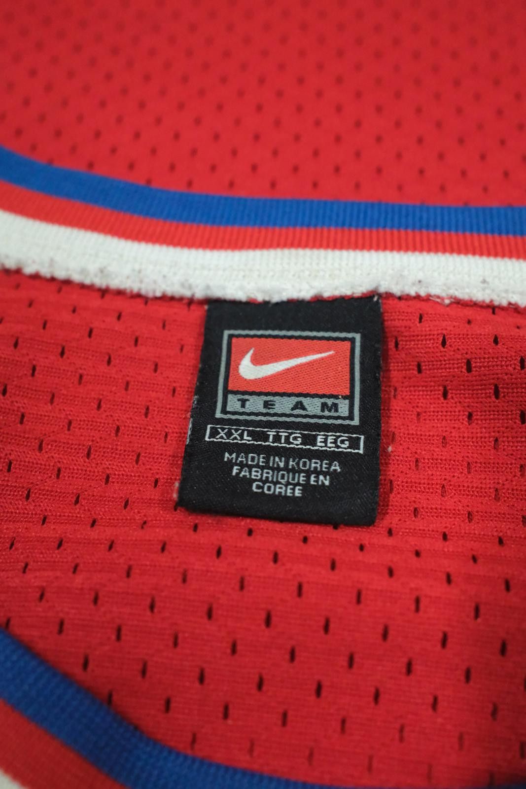 Nike 90s Nike Philadelphia 76ers Iverson #3 Red Basketball Jersey Size ONE SIZE - 3 Thumbnail