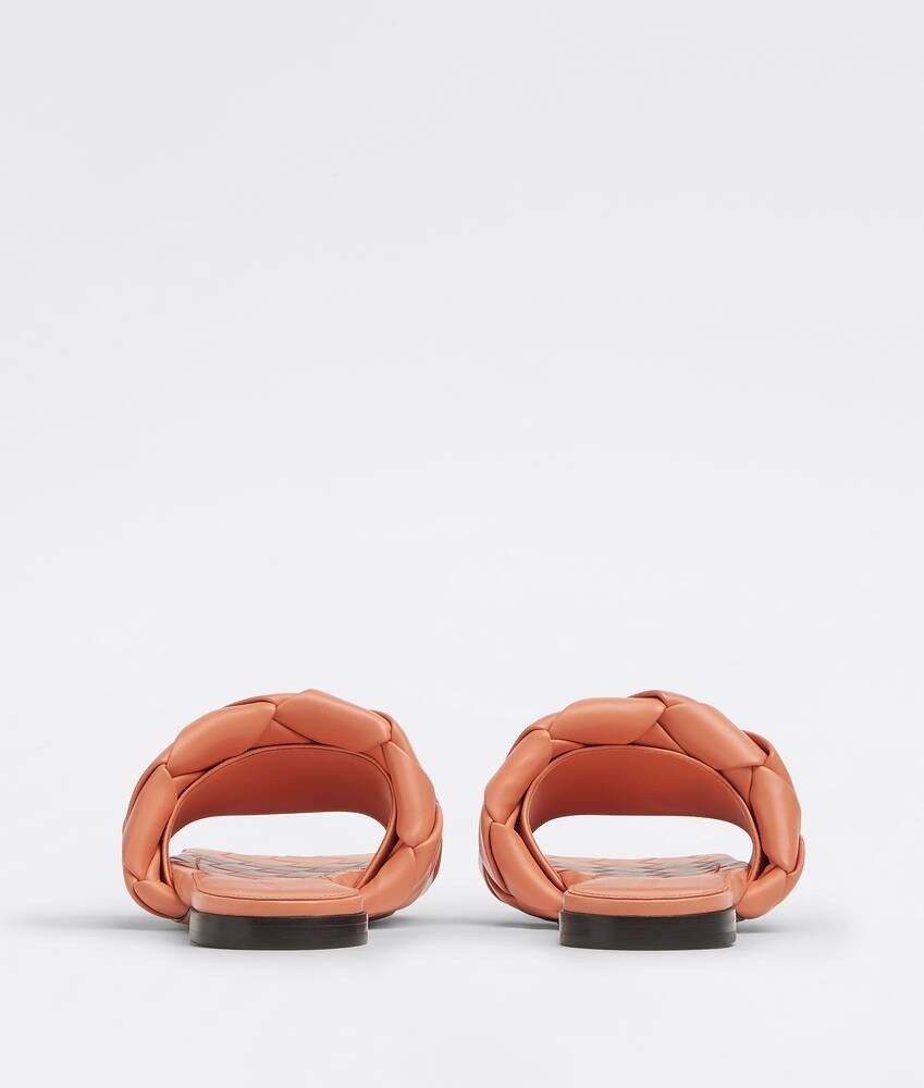 Bottega Veneta o1n1vont1124 Lido Flat Sandals in Orange Size US 5 / IT 35 - 3 Thumbnail