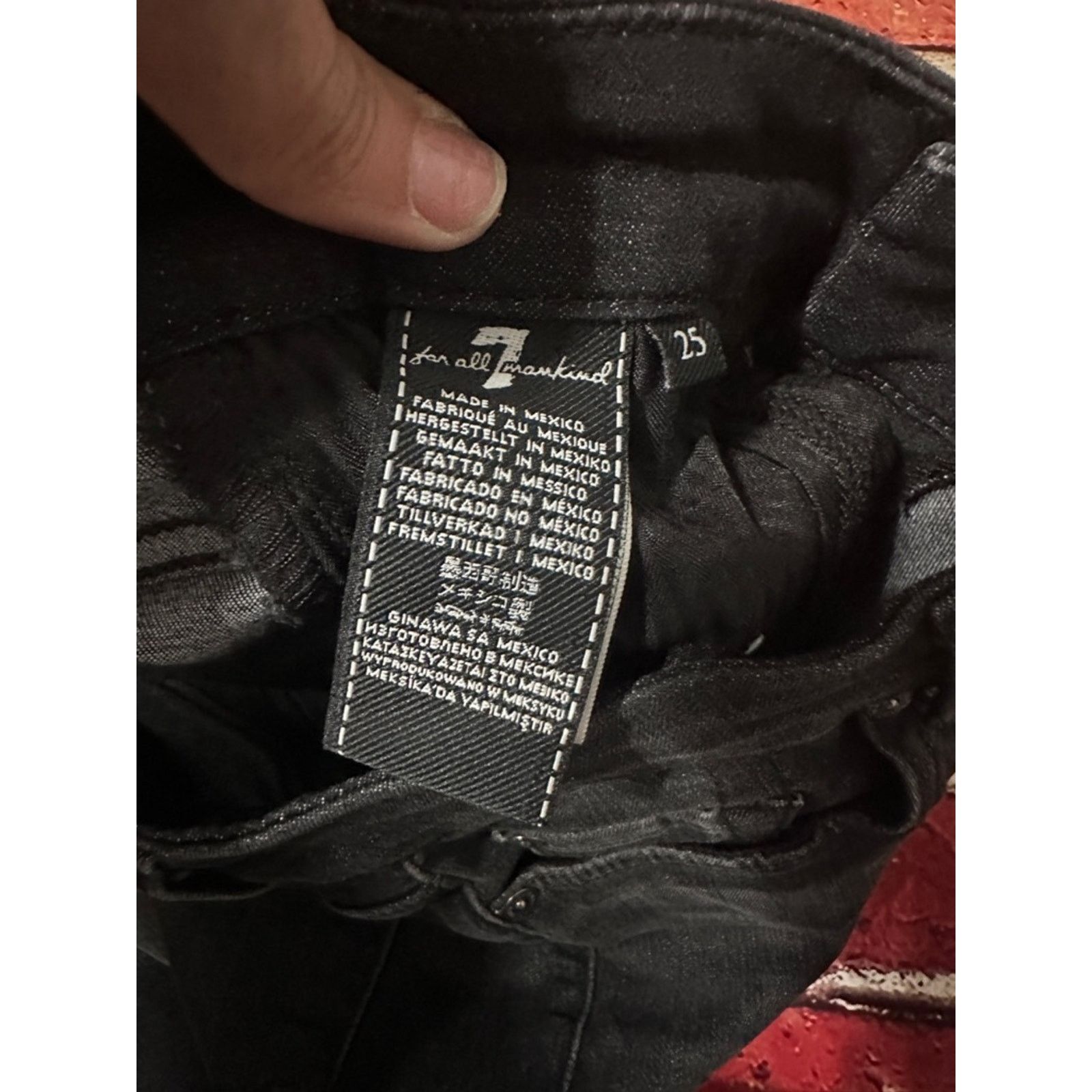 7 For All Mankind 7 for all mankind jeans size 25 Size 25" / US 0 / IT 36 - 5 Thumbnail