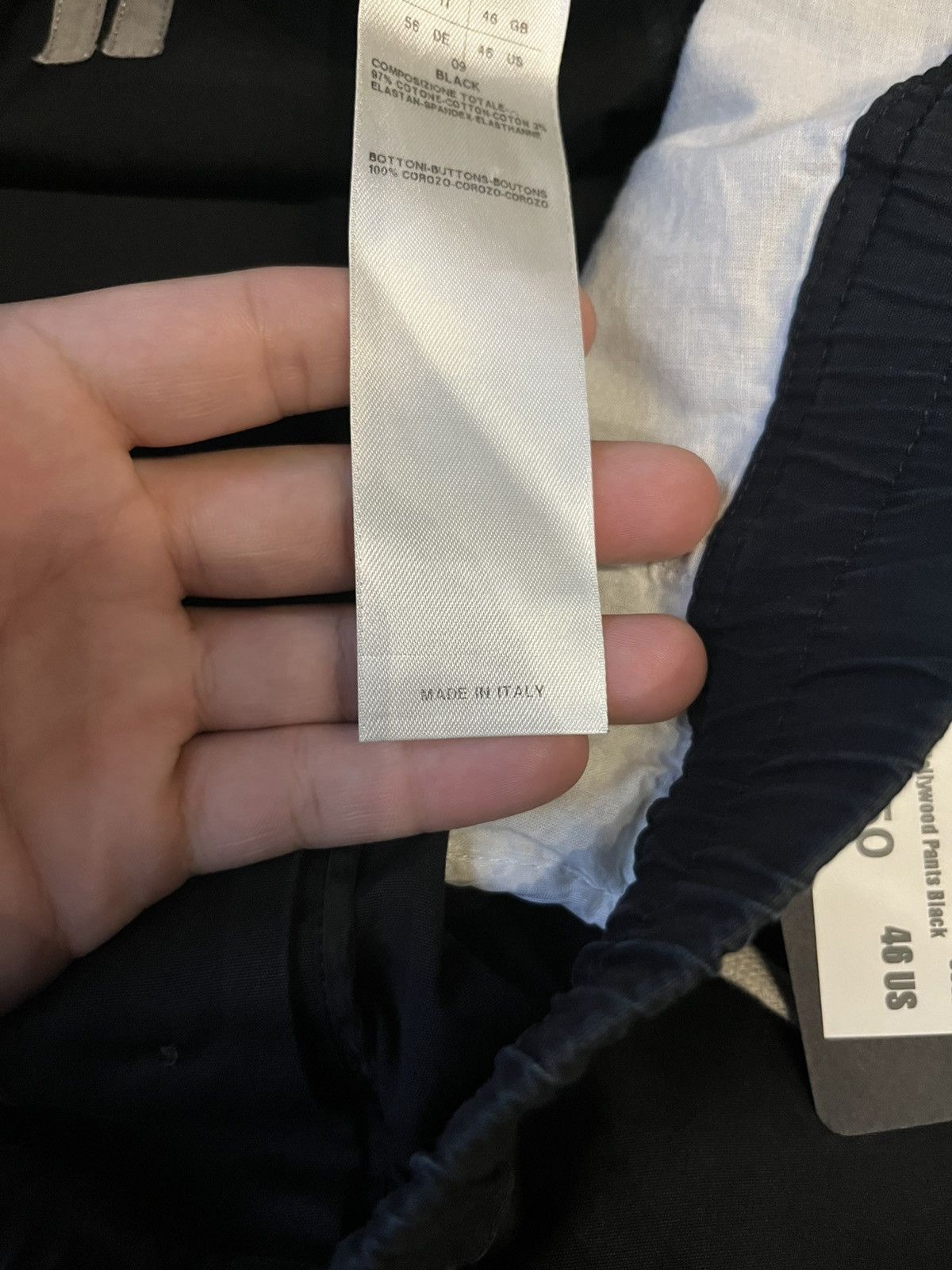 Rick Owens USED RICK OWENS HOLLYWOOD PANTS “BLACK” SIZE 46US Size US 44 / EU 60 - 7 Thumbnail