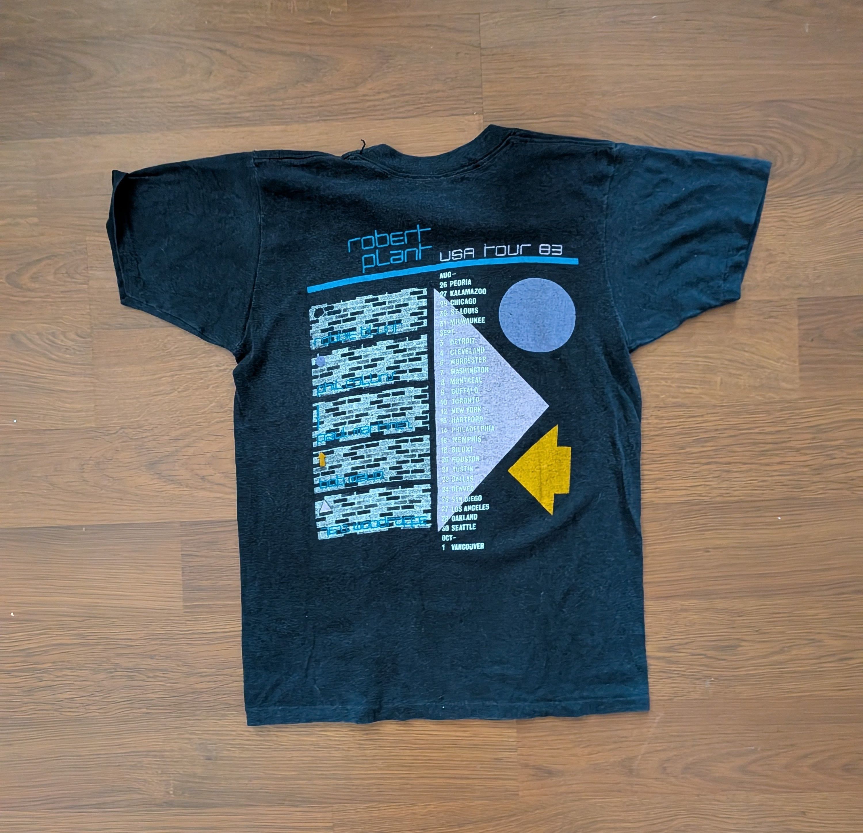 Other Robert Plant 1983 USA Tour Tee – The Principle of Moments Size US M / EU 48-50 / 2 - 4 Thumbnail