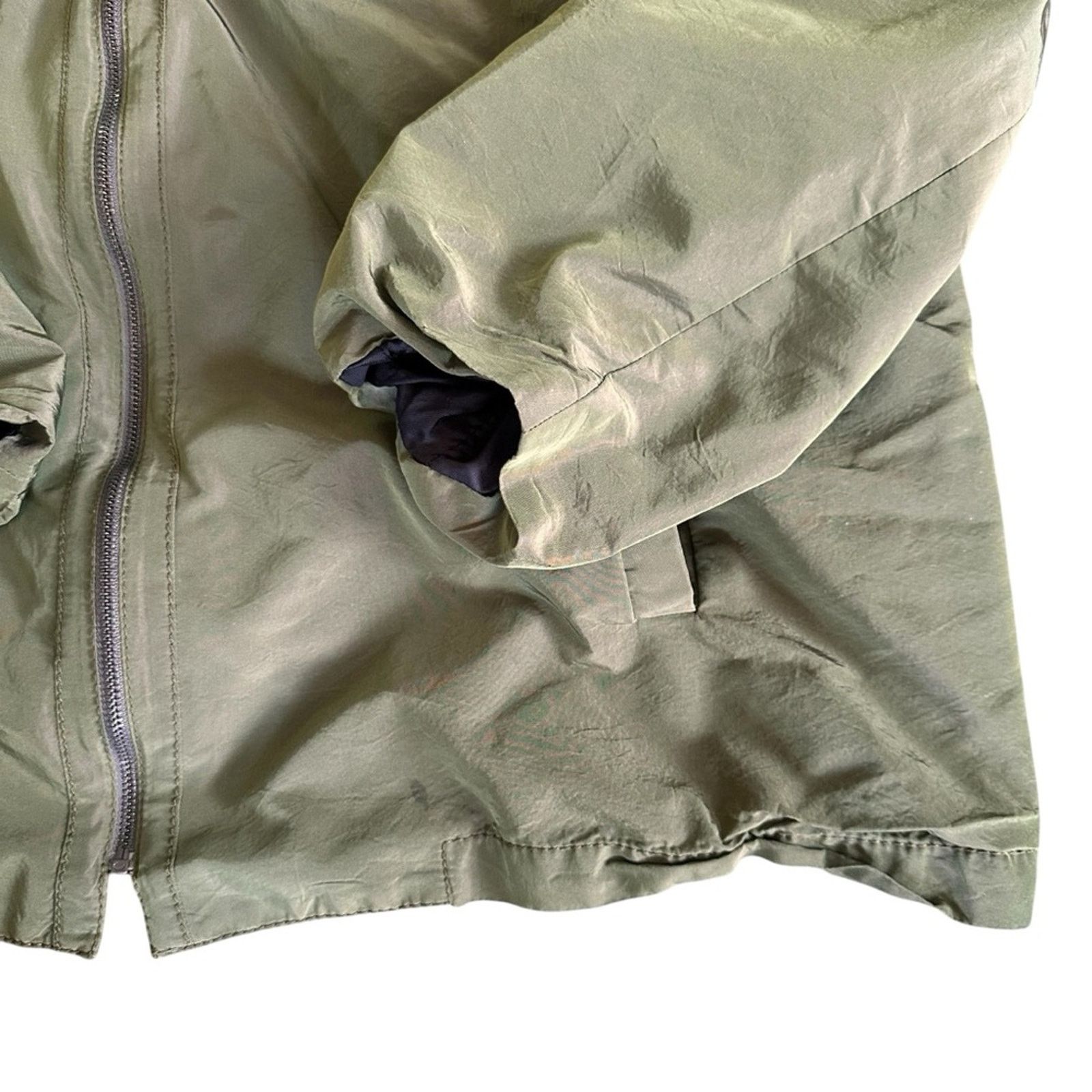 Zara Zara Hunter Green Zip-Up Jacket – Size M – EUC Size M / US 6-8 / IT 42-44 - 3 Thumbnail