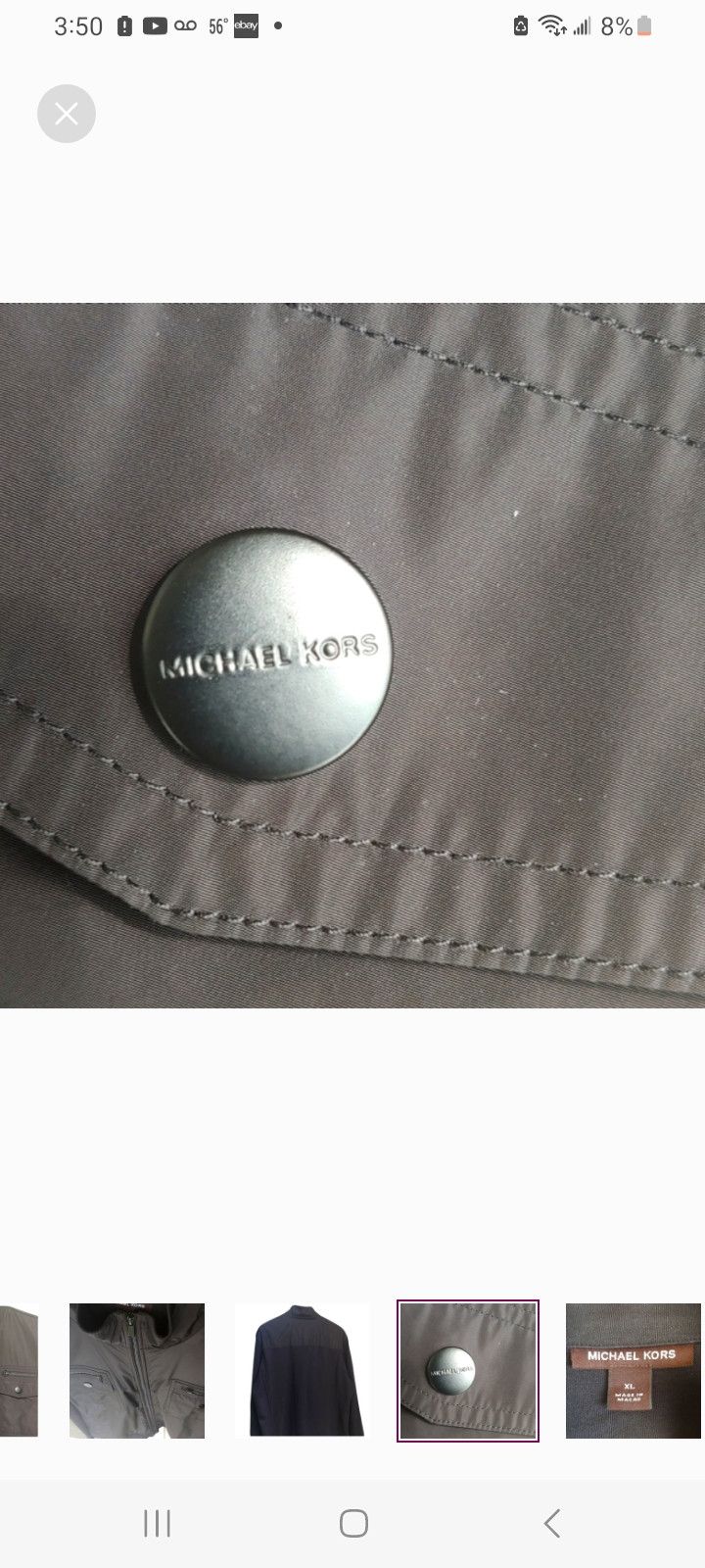 Michael Kors Michael Kors Black light Jacket Size US XL / EU 56 / 4 - 5 Thumbnail