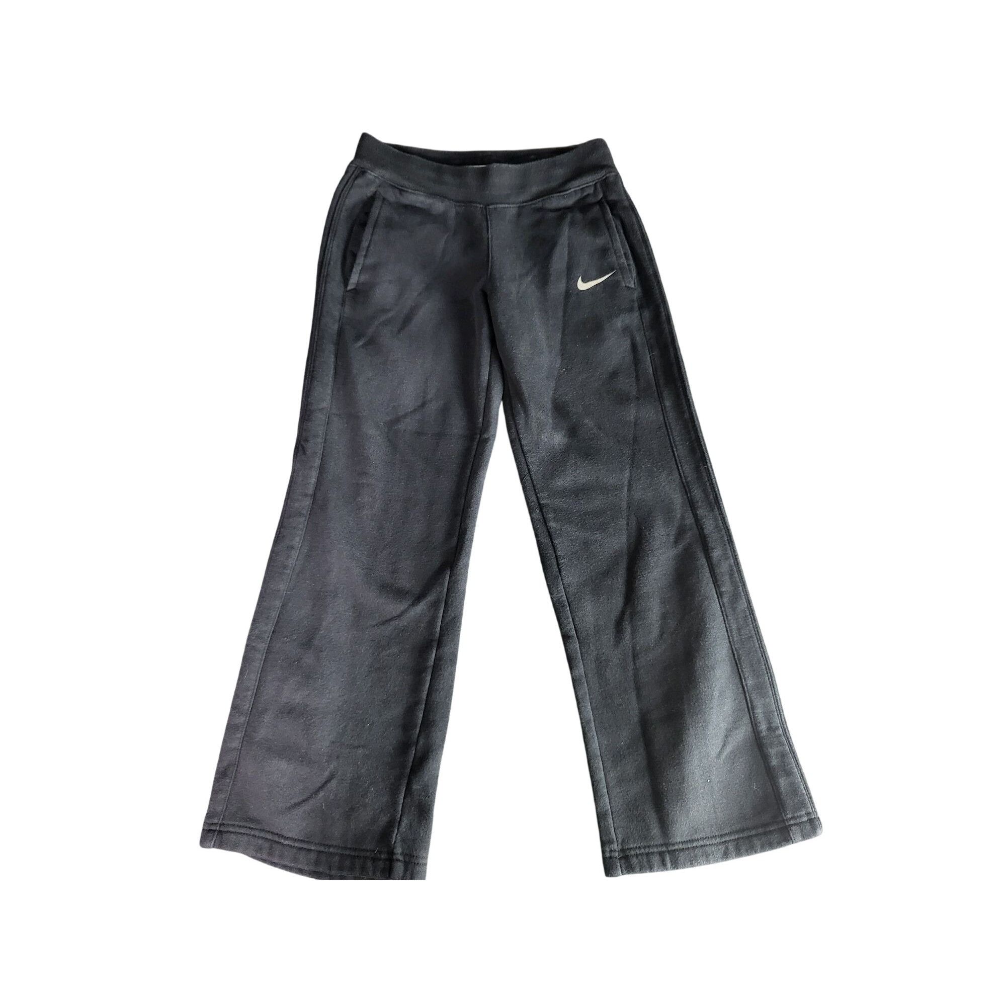 Nike Nike Ankle Crop Sweatpants Women Sz M Black Pockets Logo Cas Size 28" / US 6 / IT 42 - 1 Thumbnail
