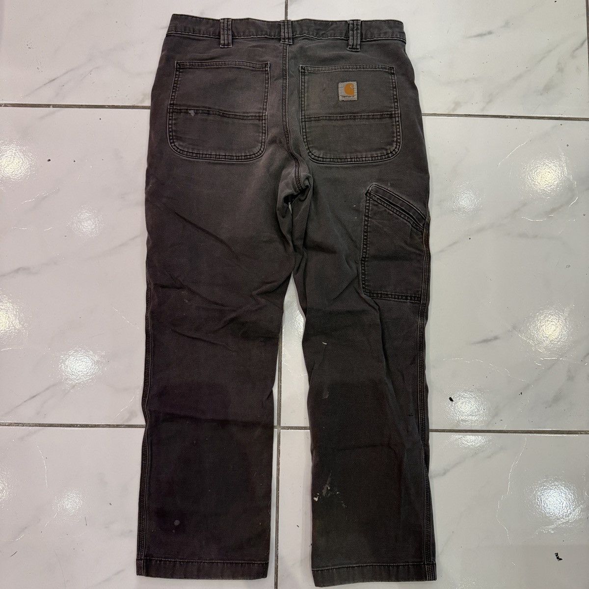 Carhartt Carhartt Grey Relaxed Fit Pants - 32 x 30 Size US 33 - 2 Thumbnail