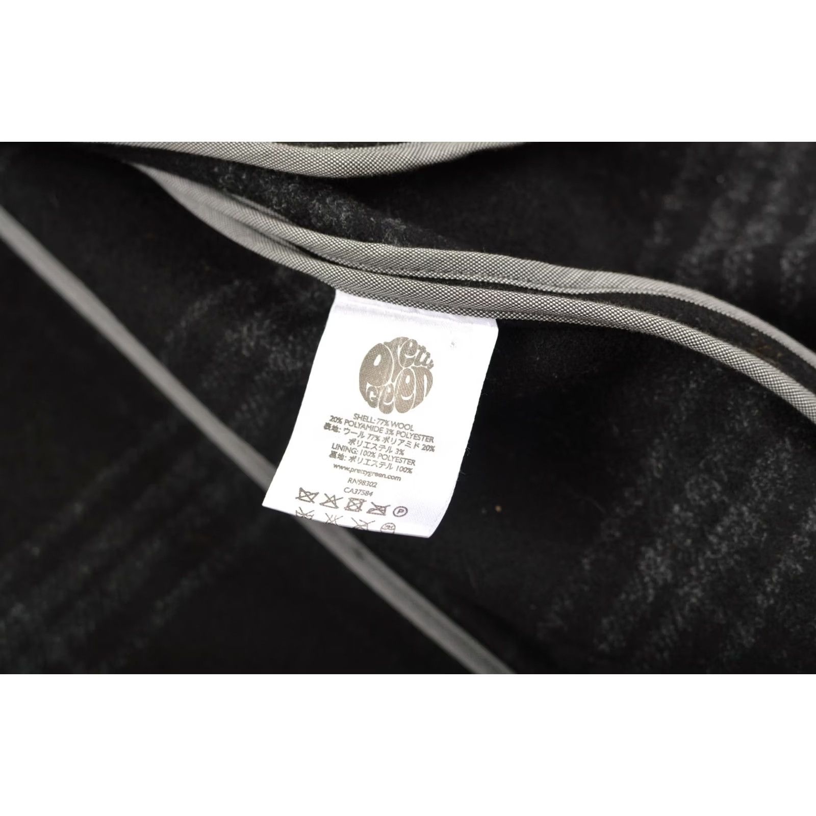Pretty Green Pretty Green Double Breasted Wool Blend Pea Coat Women M Black Size M / US 6-8 / IT 42-44 - 6 Thumbnail